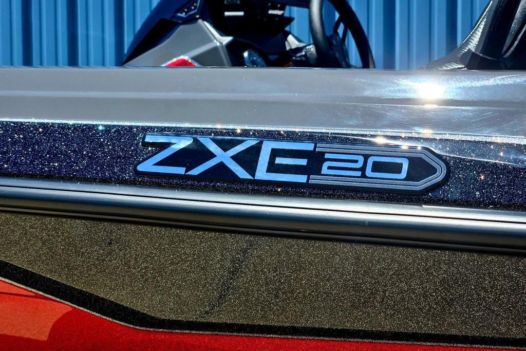 2026 Skeeter ZXE20 boat with metallic finish and model emblem.