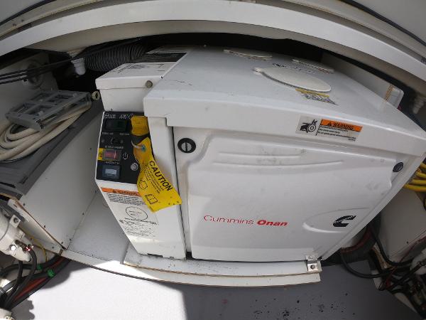 Cummins Onan generator in a 2017 Jeanneau NC 11 boat.