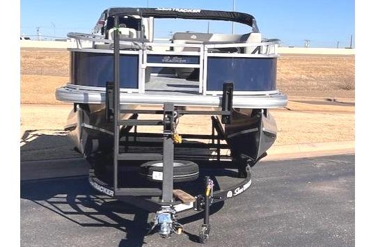 2026 Sun Tracker Bass Buggy 16 XL Select on trailer.