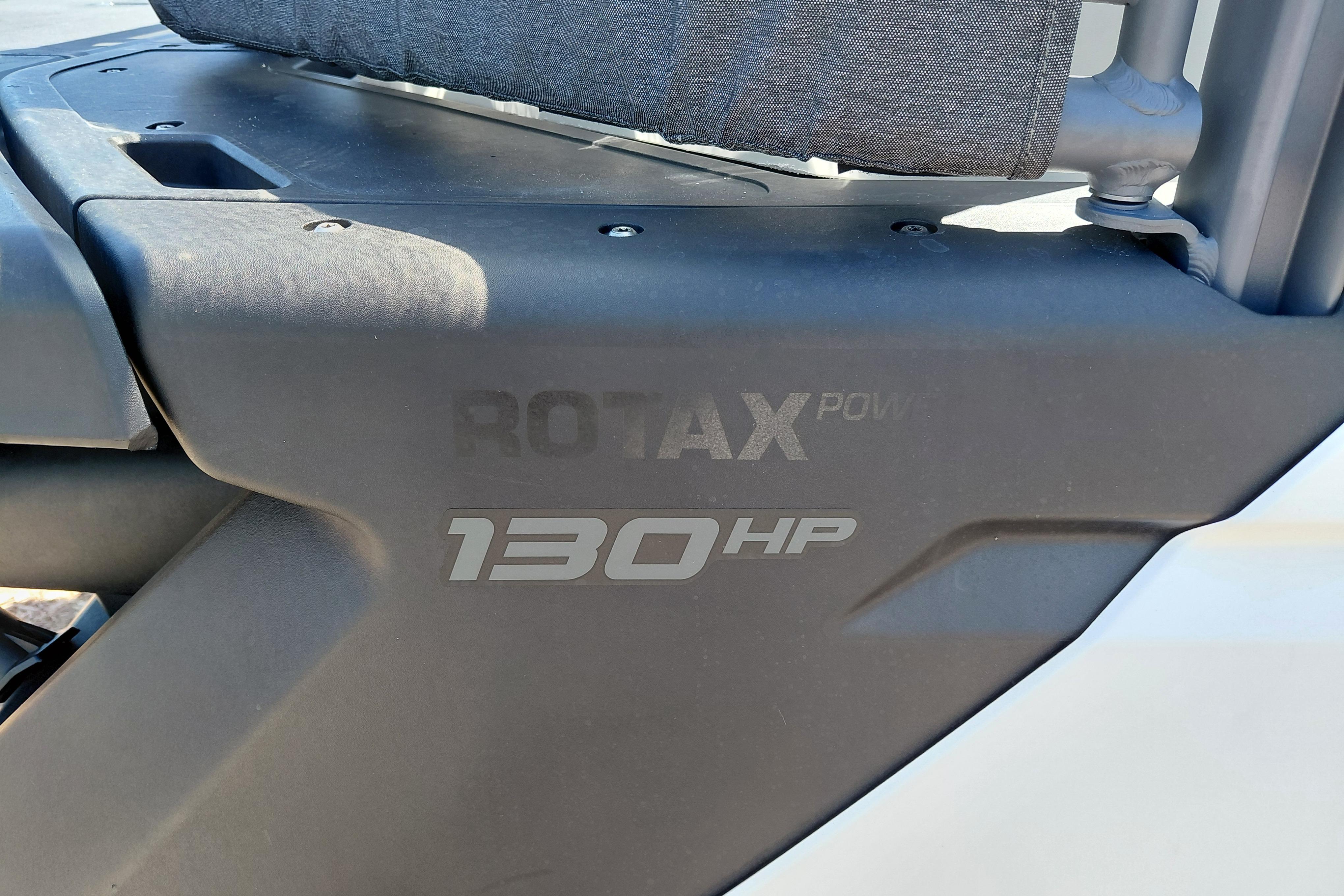 2024 Sea-Doo Switch Cruise 18 with Rotax 130 HP engine detail.