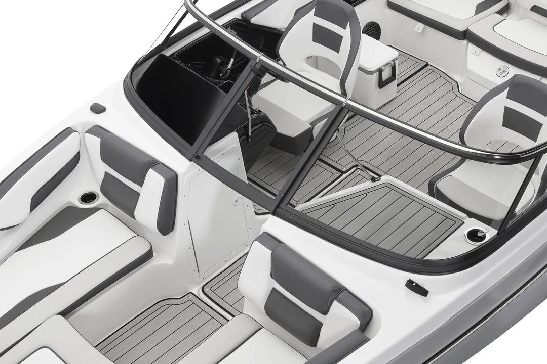 Manufacturer Provided Image: 2026 Yamaha Boats SX190 interior with sleek seating and modern design.