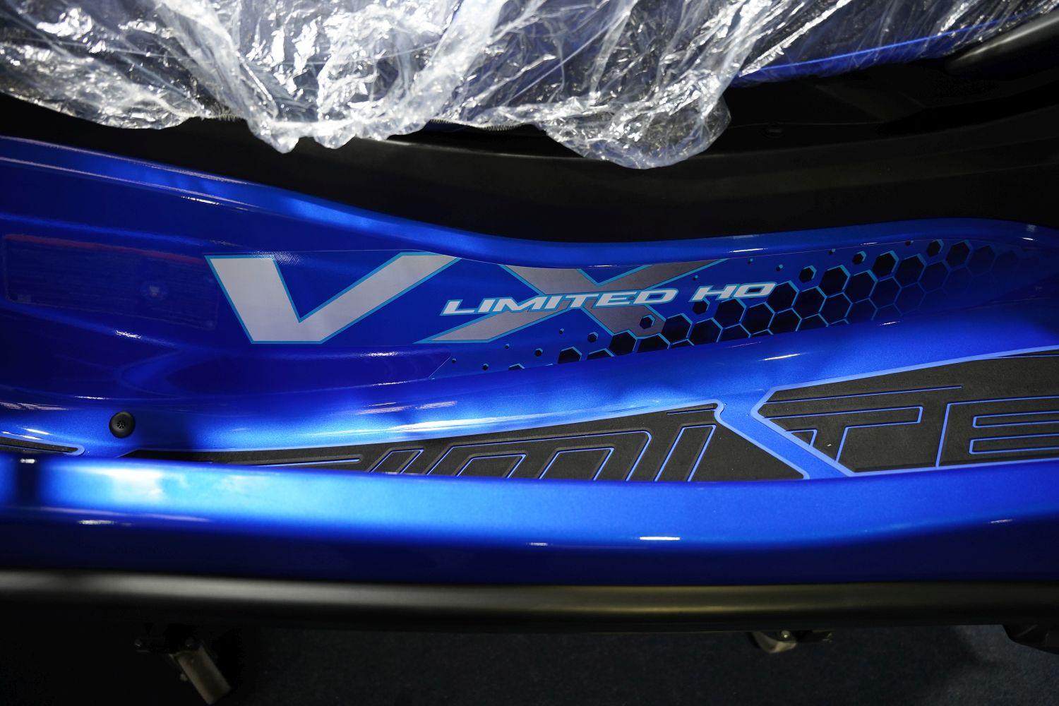 2026 Yamaha WaveRunner VX Limited HO, blue design detail with branding.