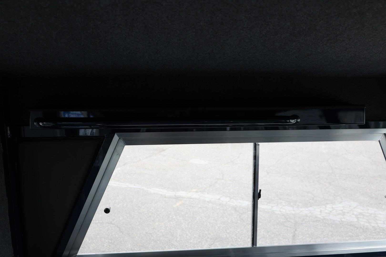 Interior view of 2026 Thunder Jet 24 Alexis Pro boat window.