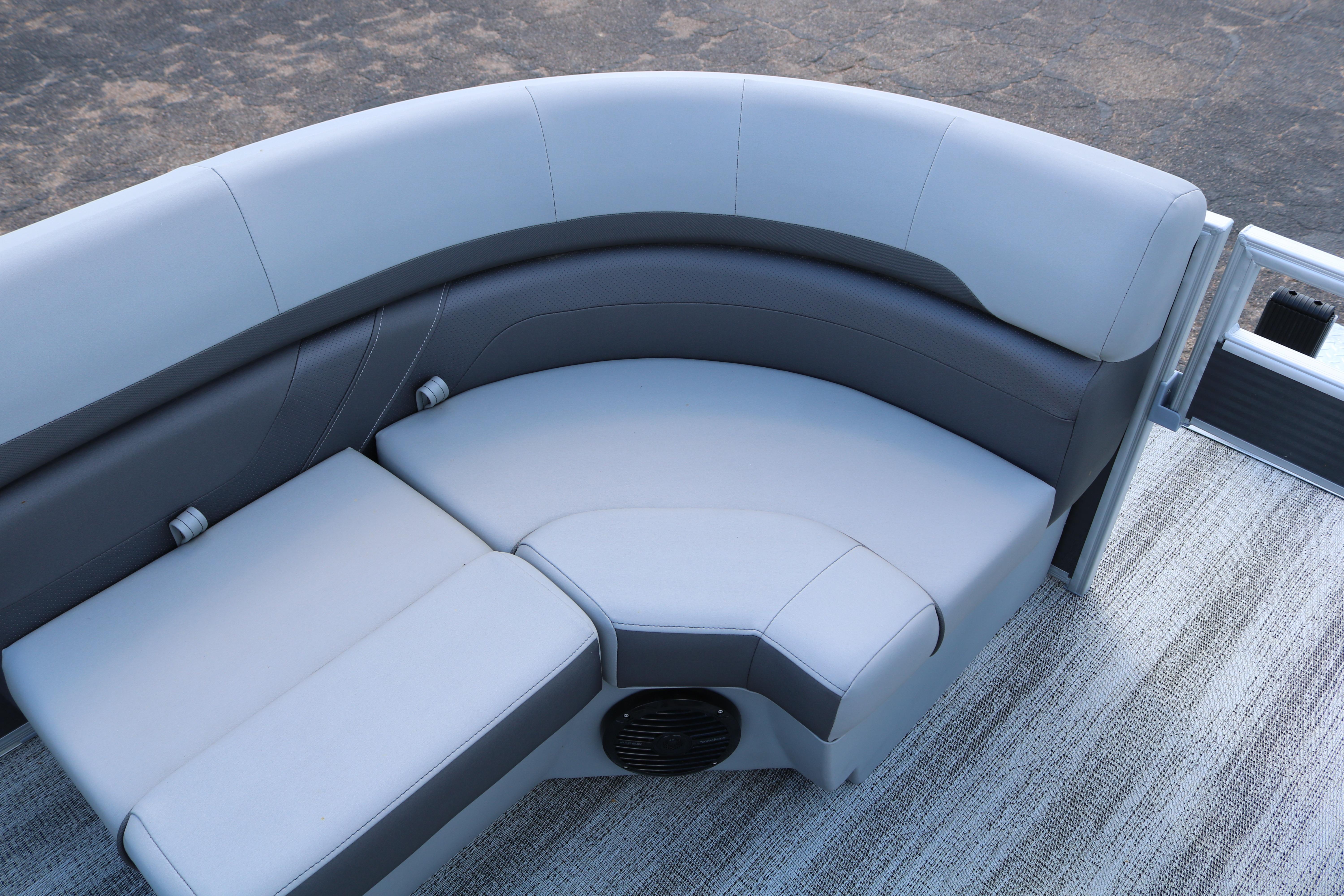 2026 Bennington 20SXSNP REAR FISH boat with luxurious seating and modern design.
