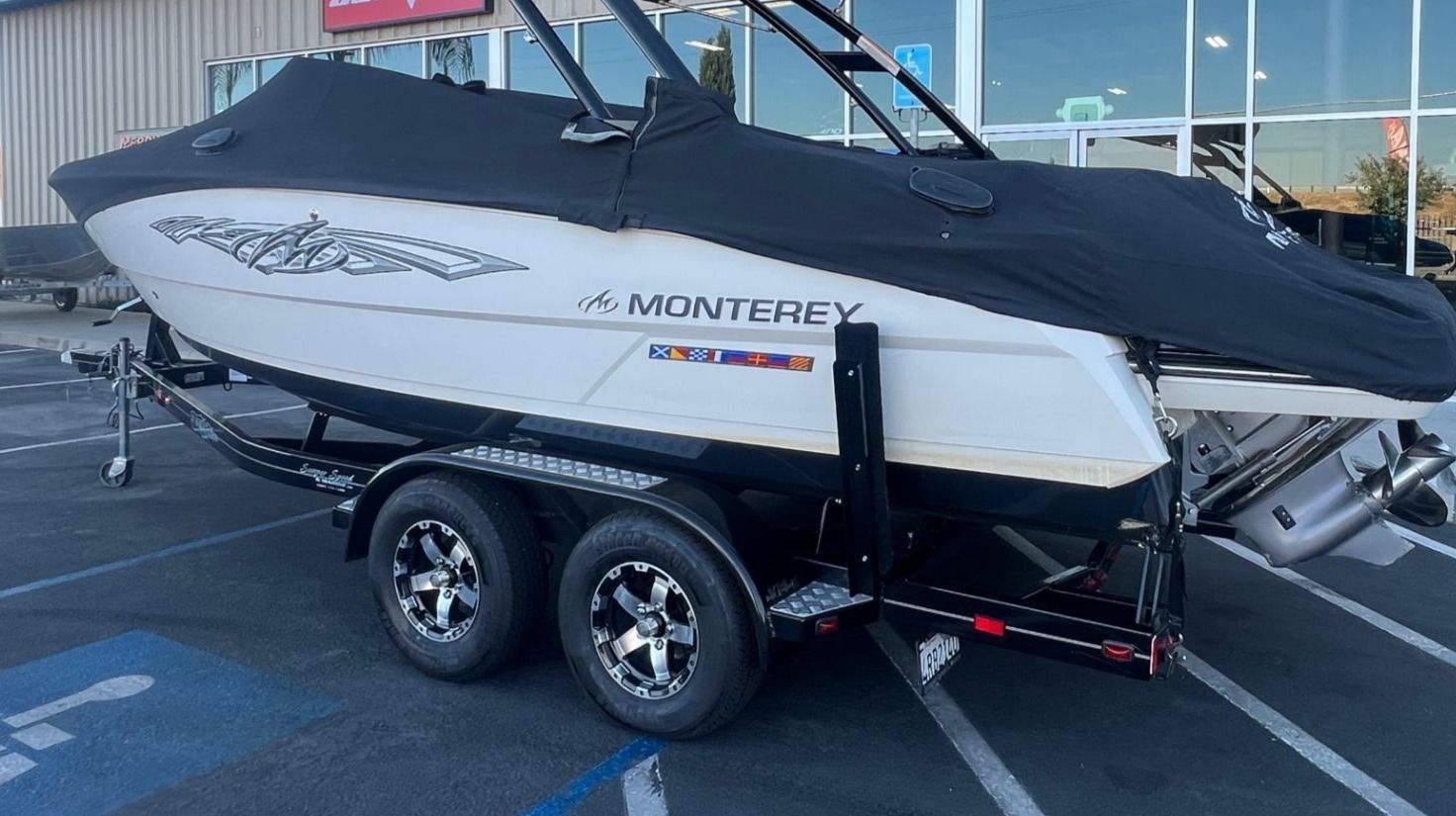2013 Monterey 234SS Super Sport boat on trailer.