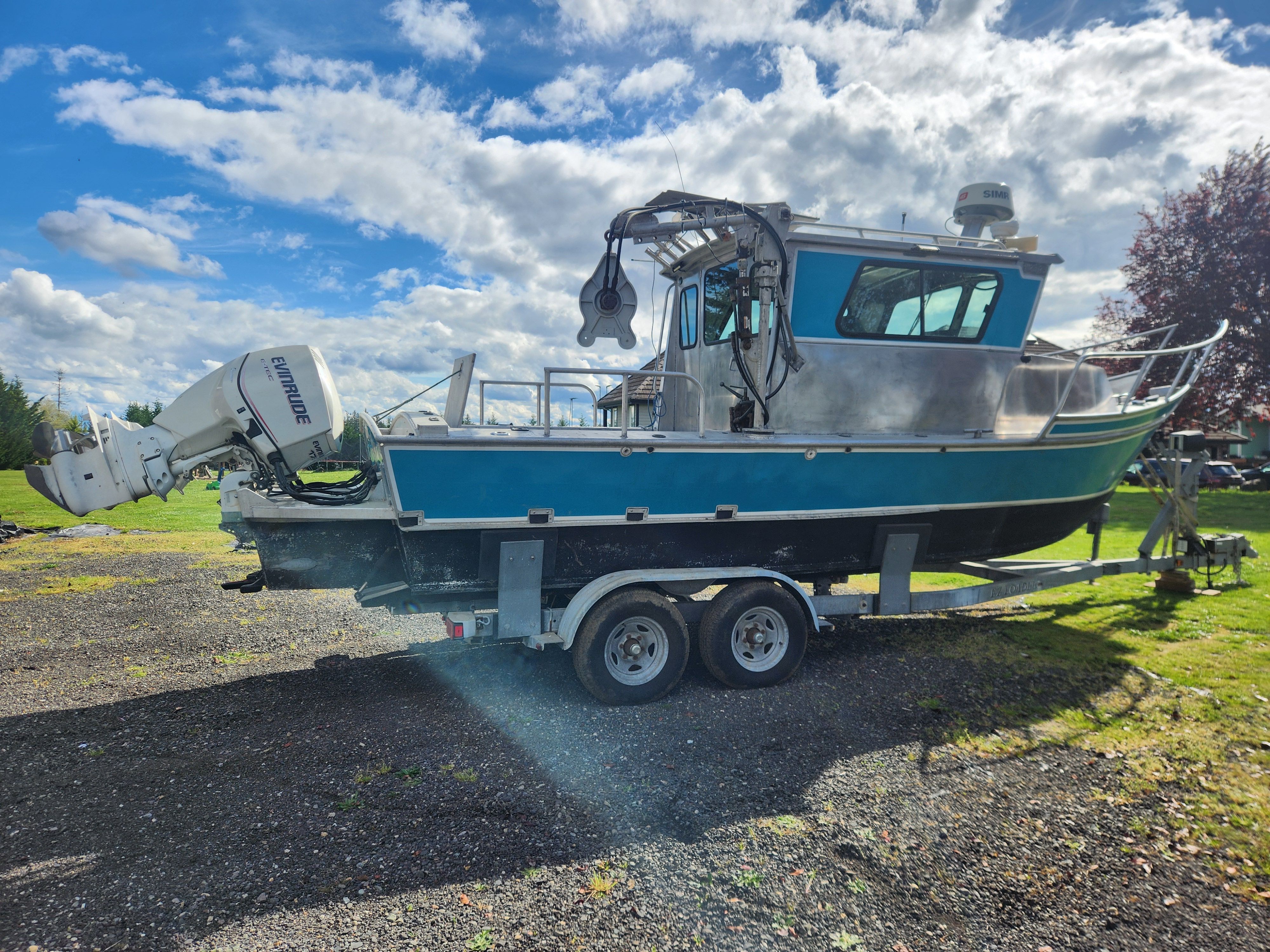 1973 Aluminum Cruiser Fisher boat - 2