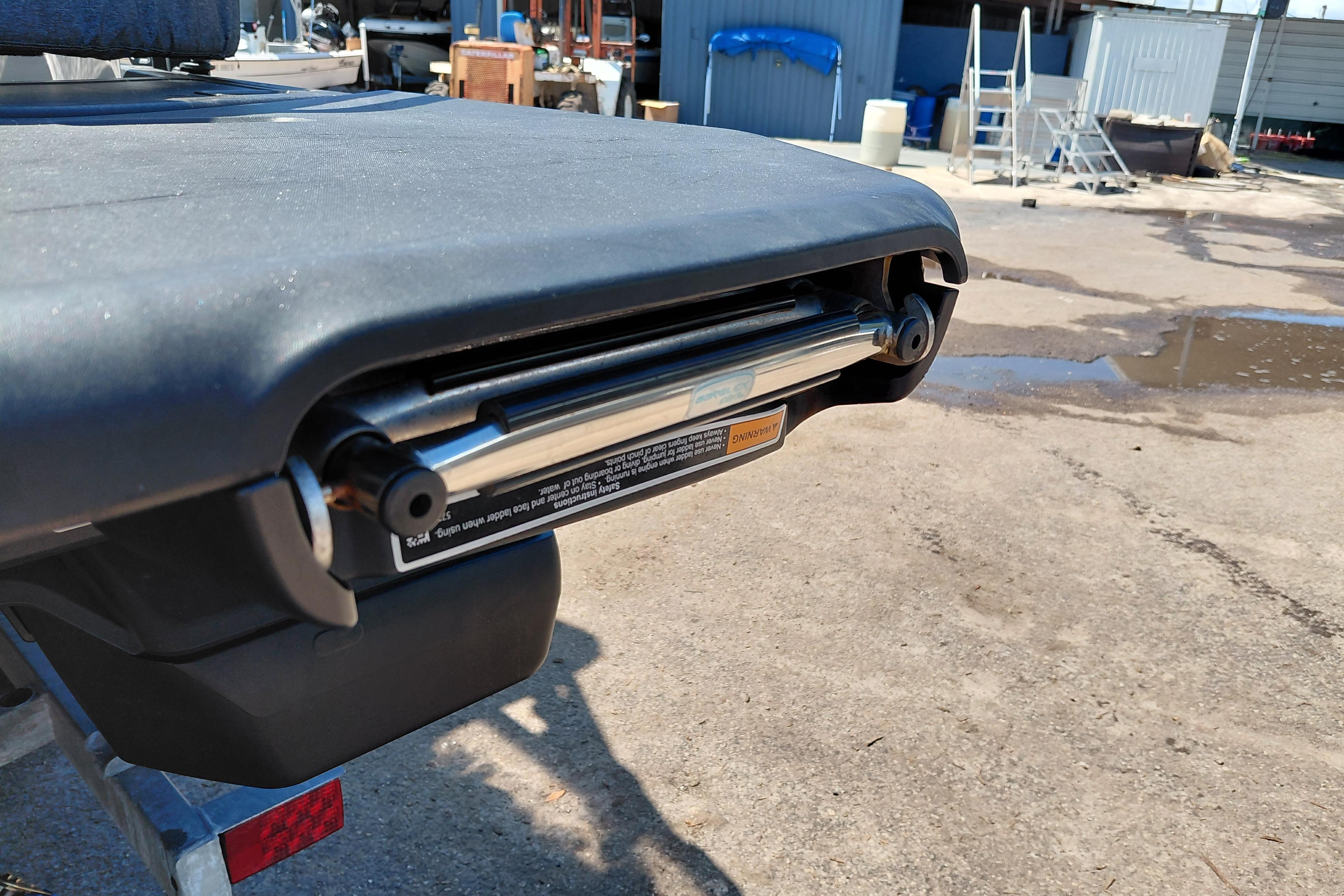 2024 Sea-Doo Switch Cruise 18 rear view, showcasing trailer attachment detail.