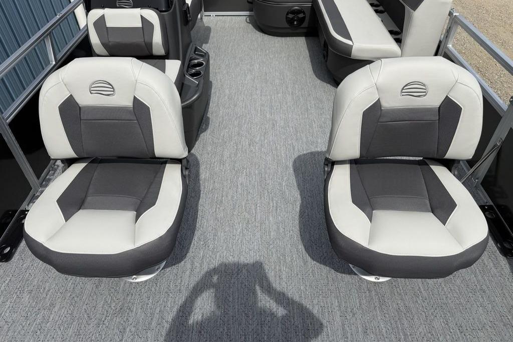 2026 Sun Tracker Bass Buggy 16 XL Select interior with comfortable seating and modern design.