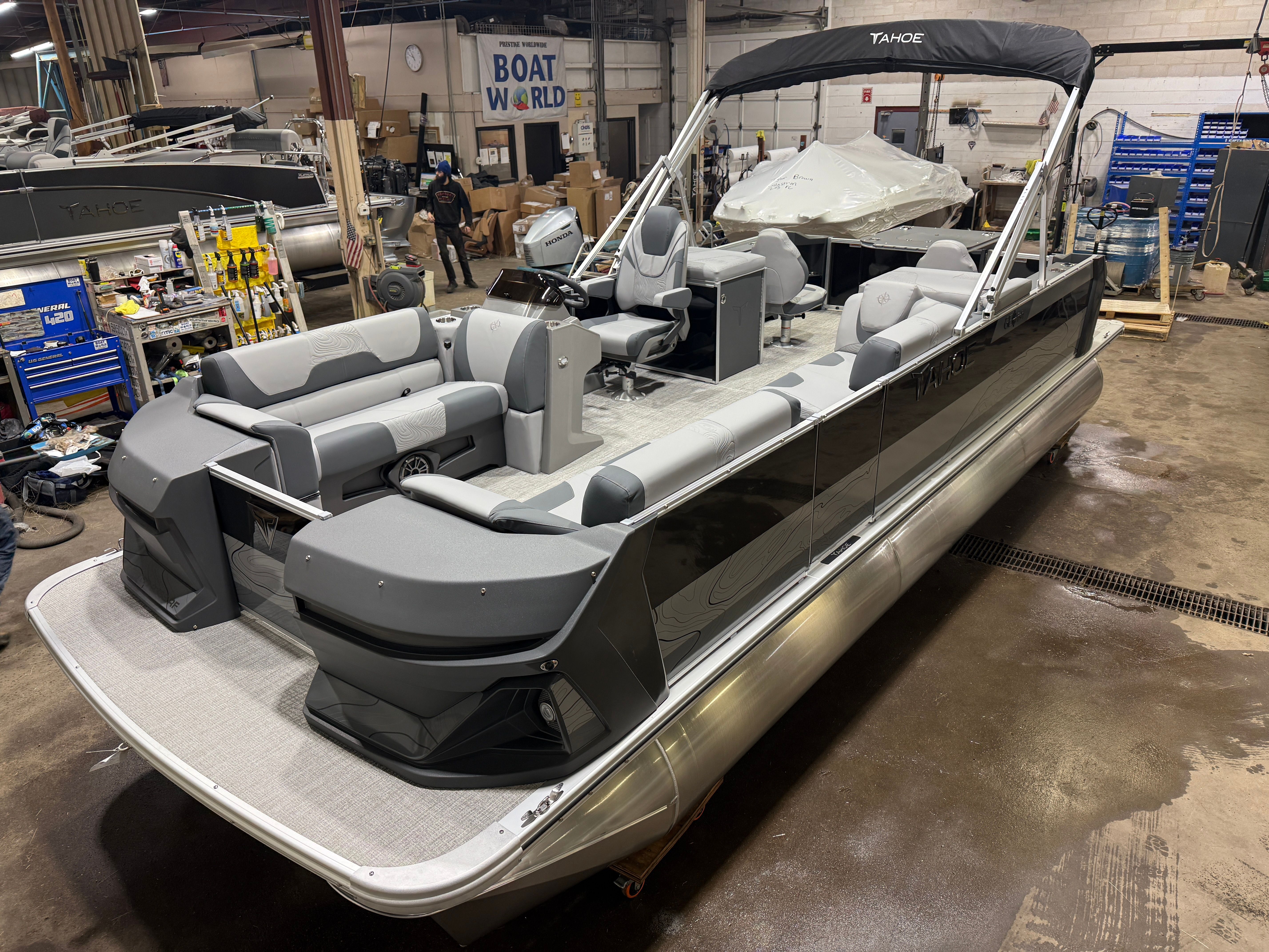 2026 Tahoe Geofish 2385 Rear Fish & Honda 4-Stroke EFI