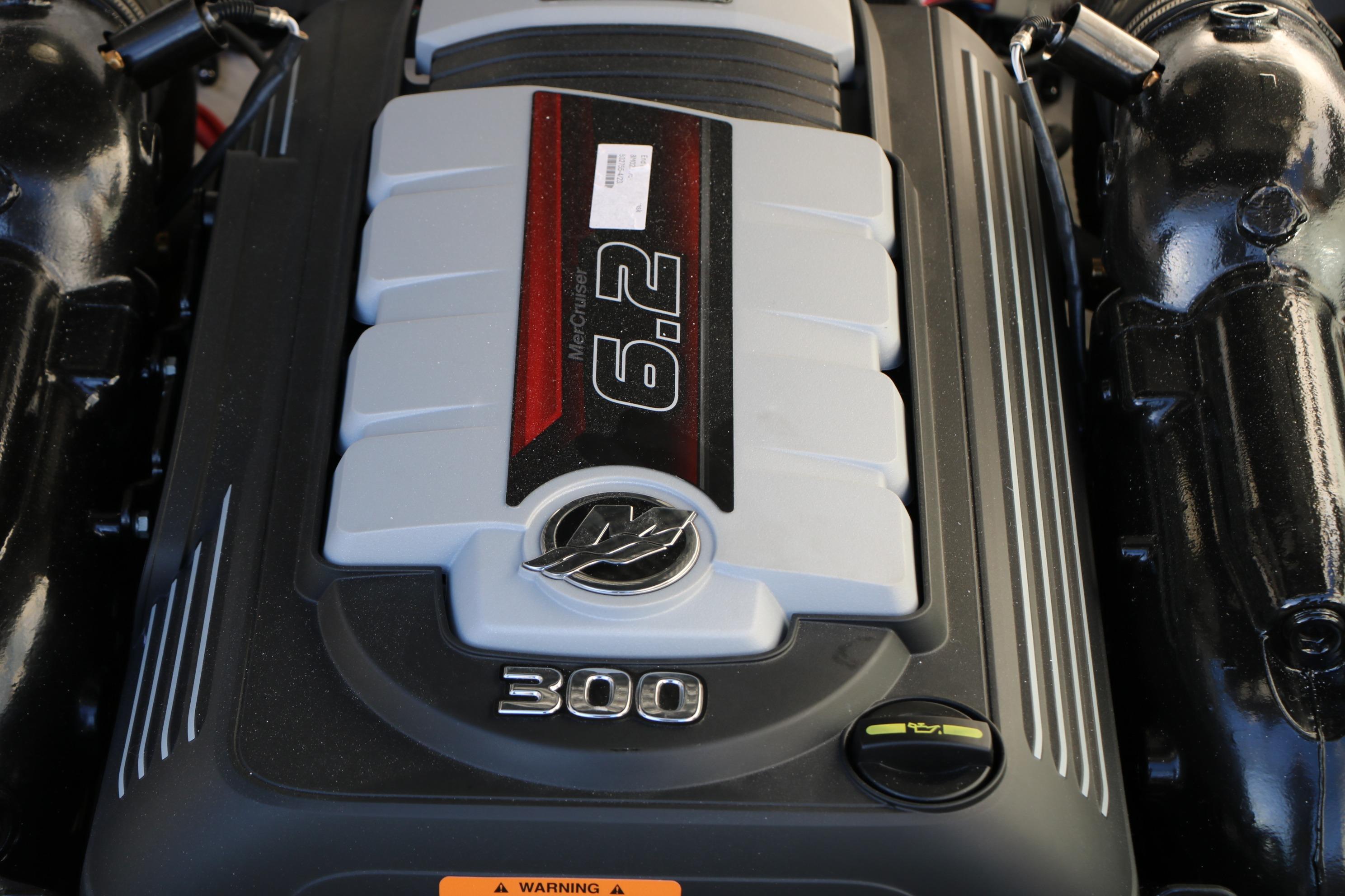 6.2L MerCruiser engine in 2026 Chaparral 247 SSX boat, showcasing power and performance.