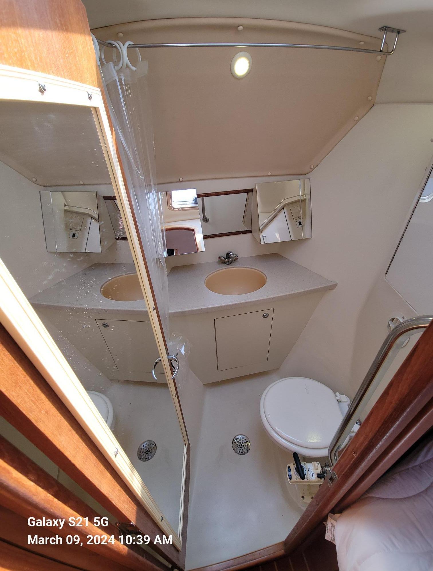 Forward Guest Stateroom Ensuite Head/Shower