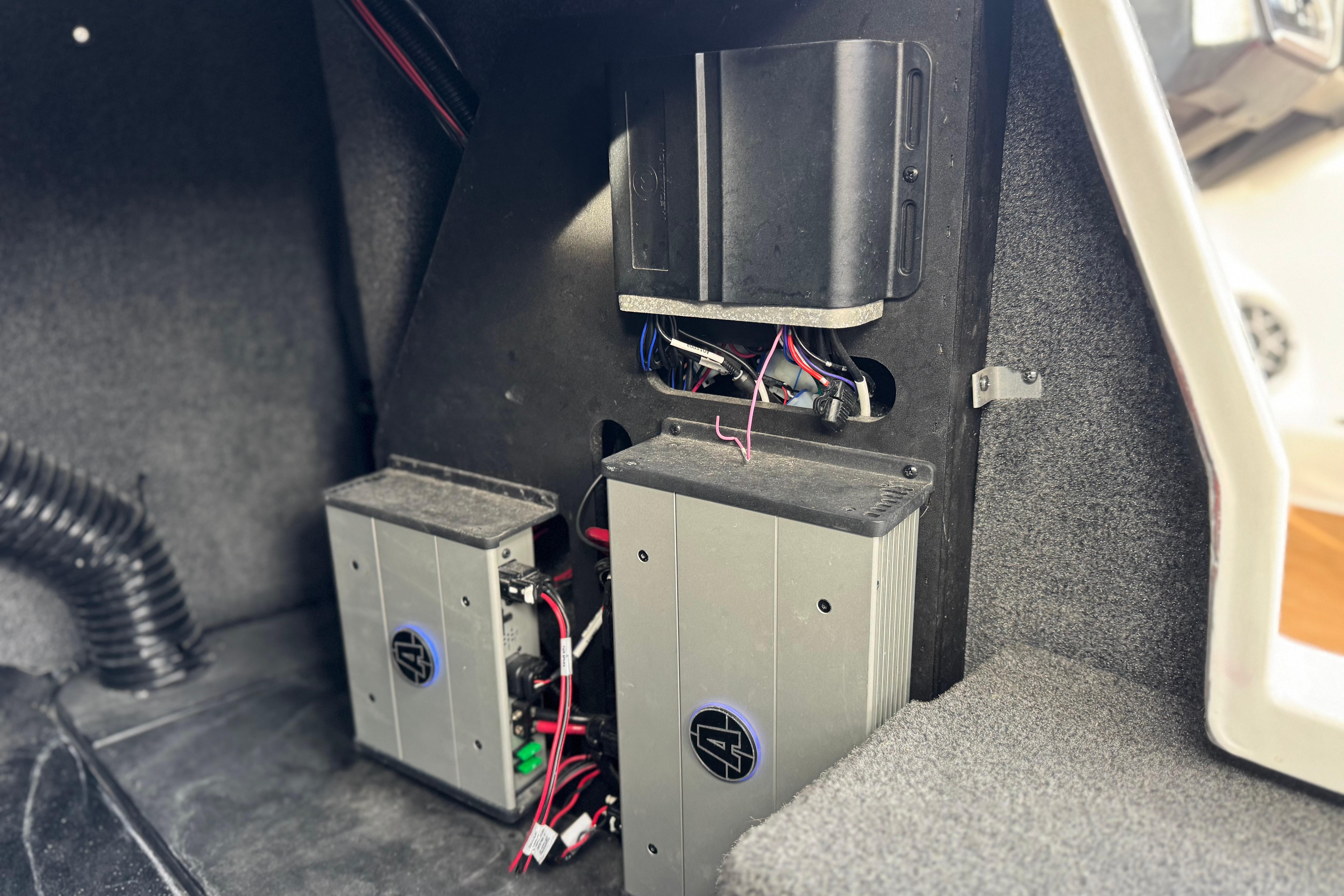 2023 Axis T220 interior wiring and components, showcasing electrical setup and design.