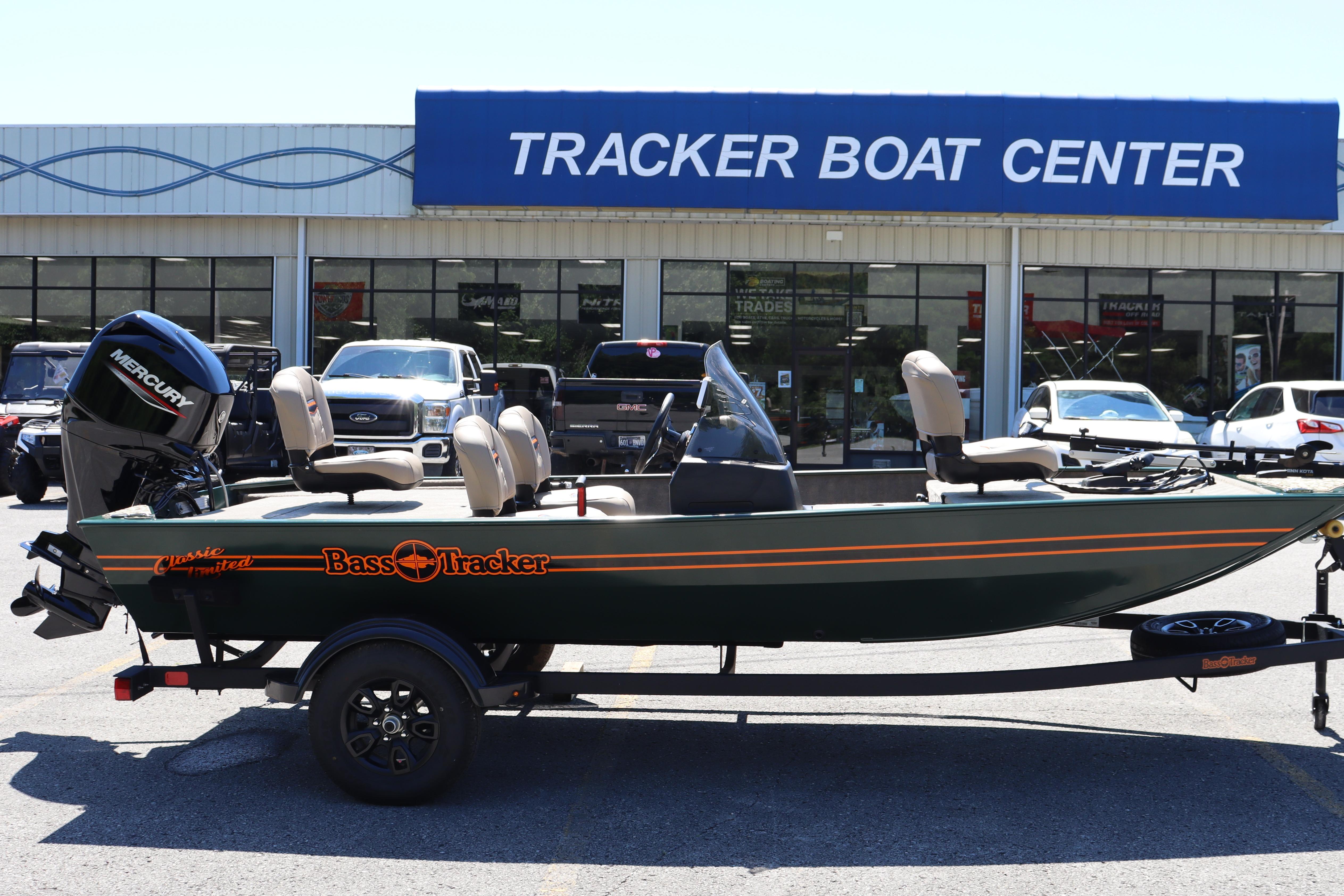 2026 Tracker Bass Tracker Classic Limited boat at Tracker Boat Center.