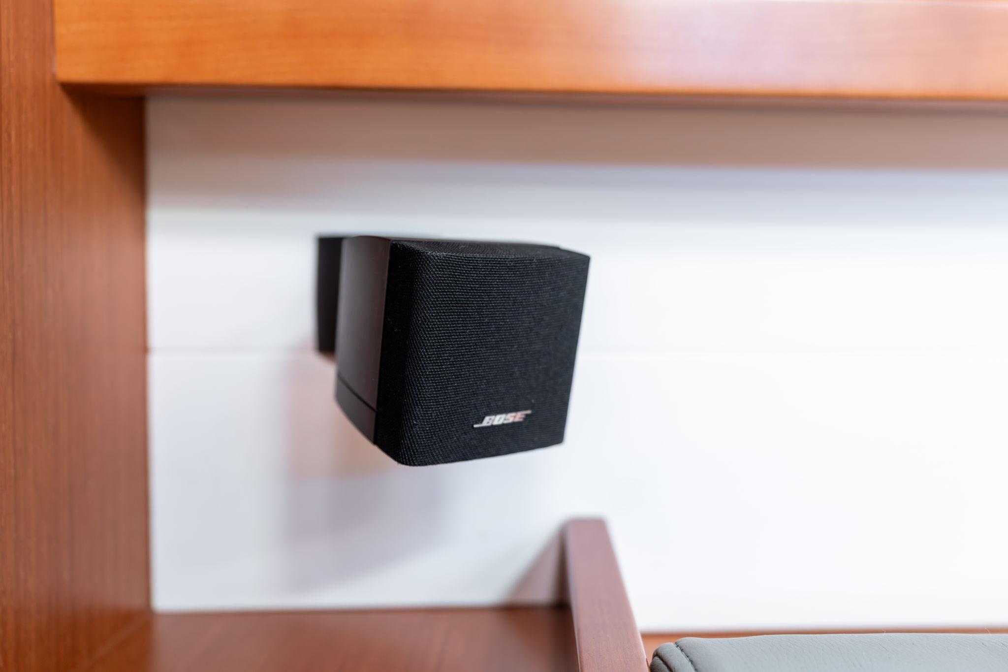 Bose speaker mounted on a Beneteau Oceanis 50 yacht, 2013 model.