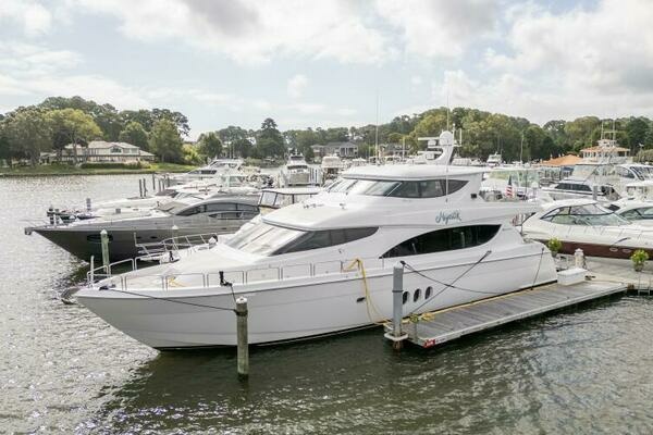 2007 Hatteras 80 Enclosed Bridge
