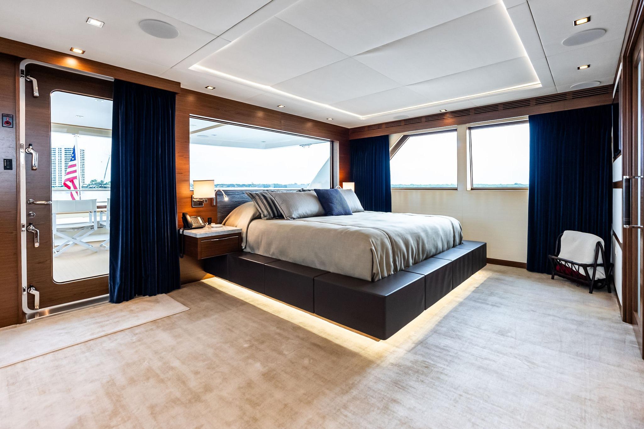Master stateroom on Bridge Deck