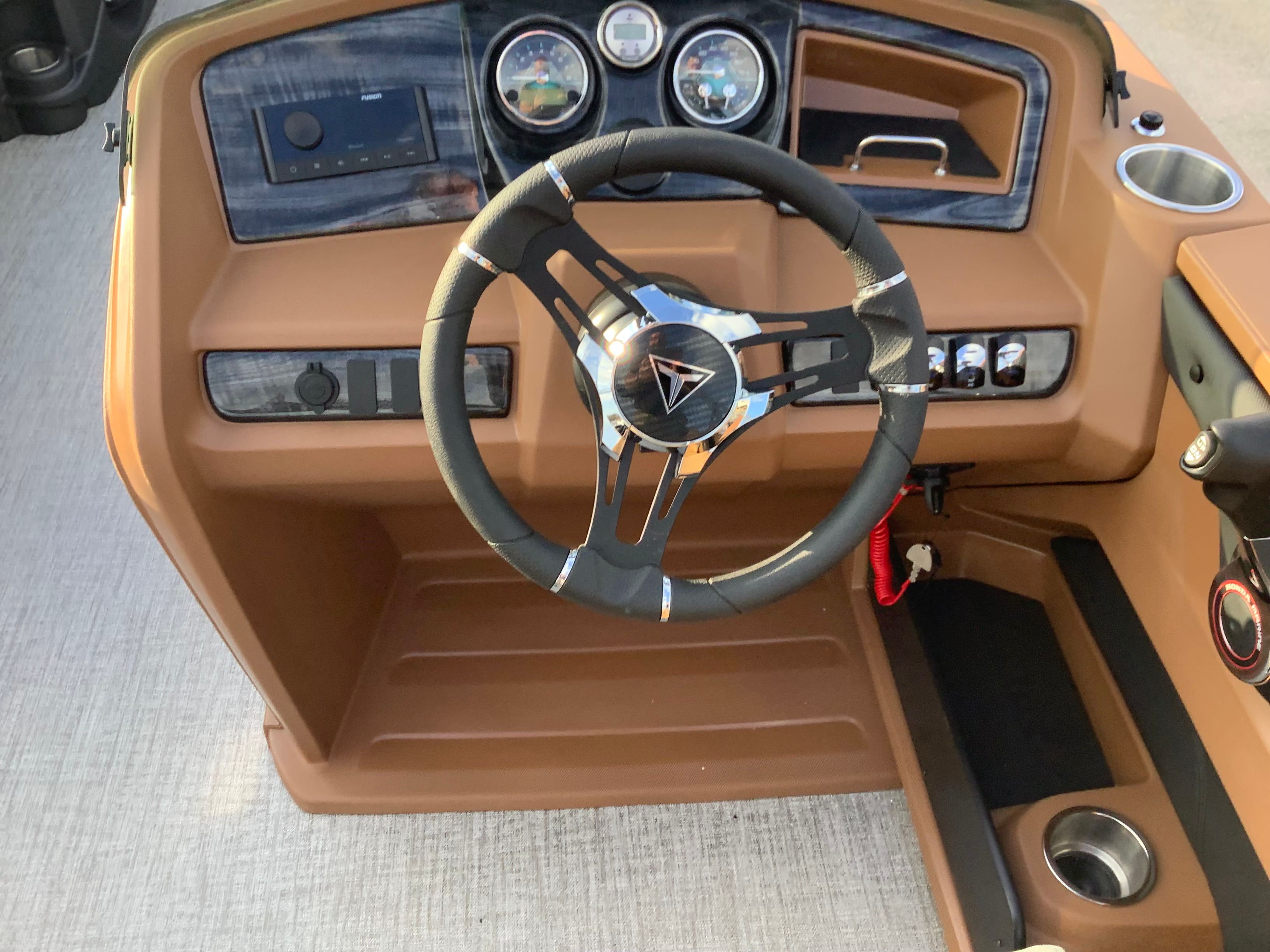 2026 Tahoe 2385 LTZ interior with modern dashboard design.
