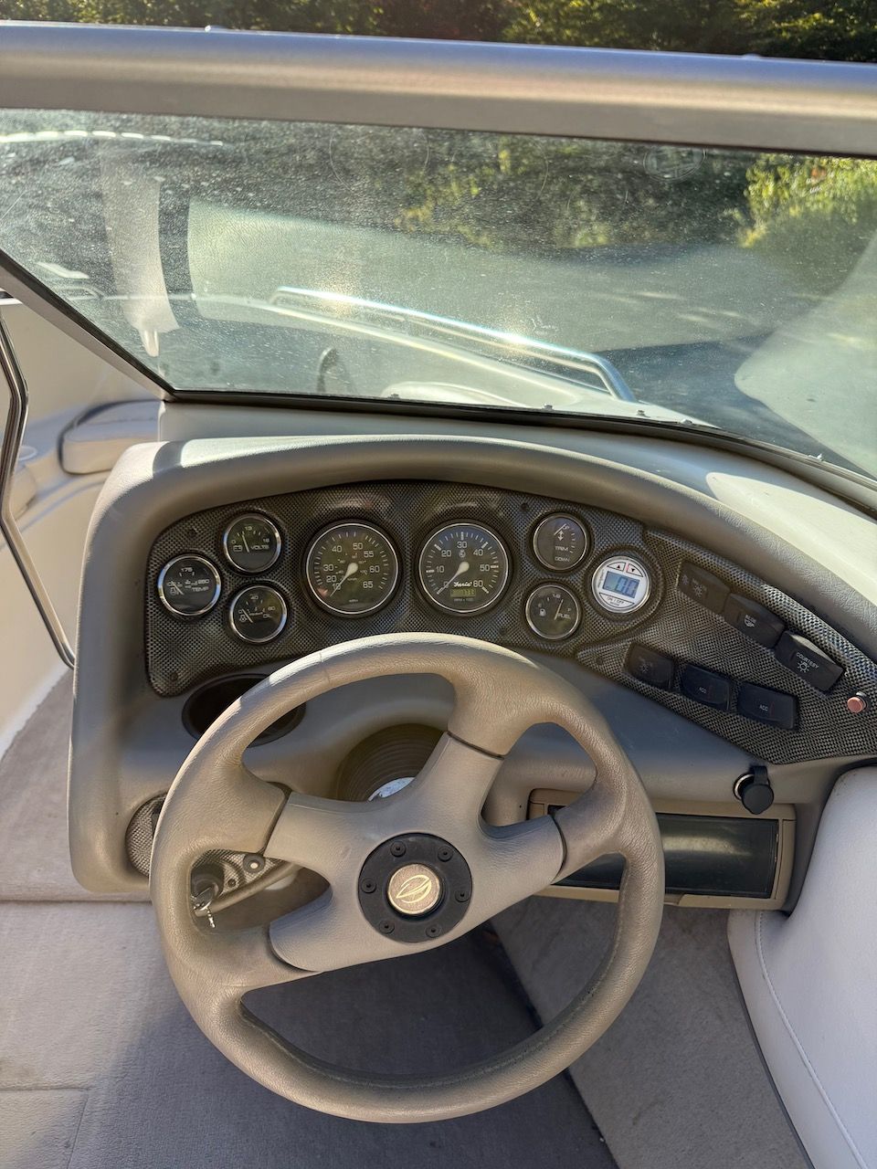 Dashboard of a 2000 Crownline 192 BR boat.