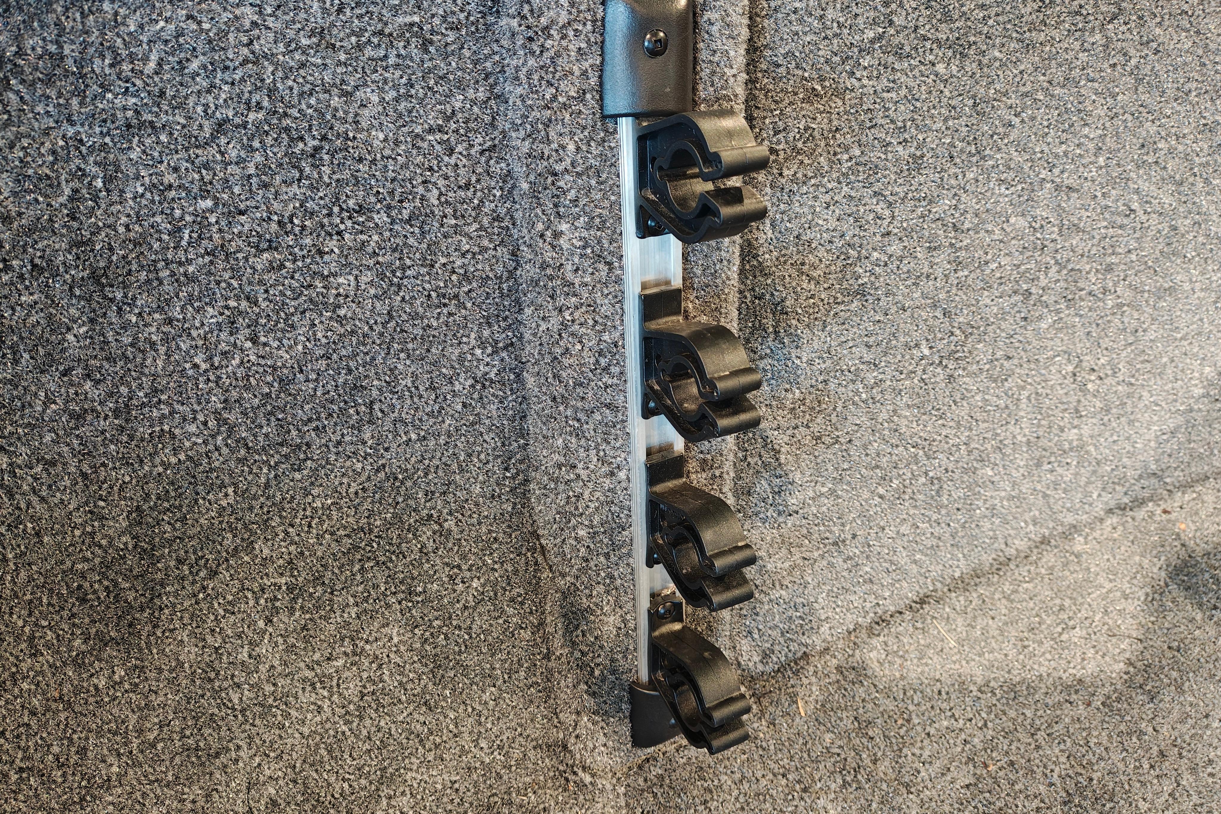 Rod holders on 2026 Tracker Bass Tracker Classic XL boat interior.