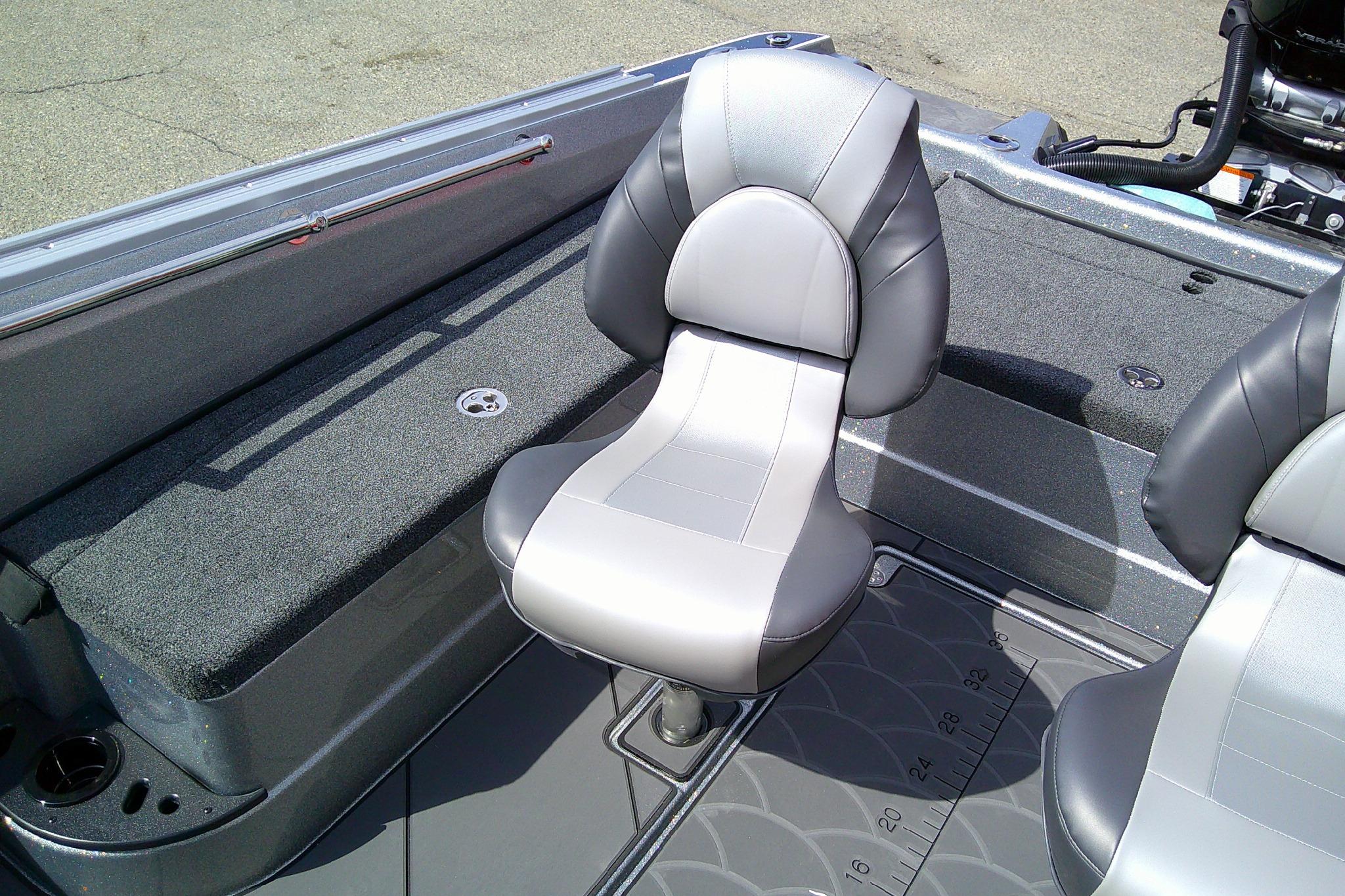 2026 Nitro ZV21 Pro boat interior with sleek, modern seating and durable flooring.