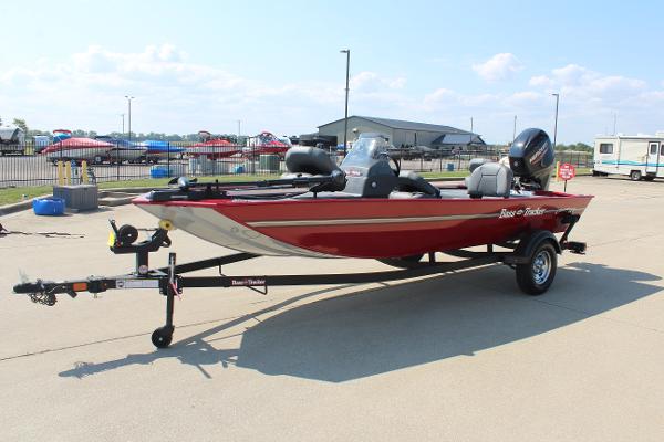2025 Tracker Bass Tracker Classic XL boat on trailer in outdoor setting.