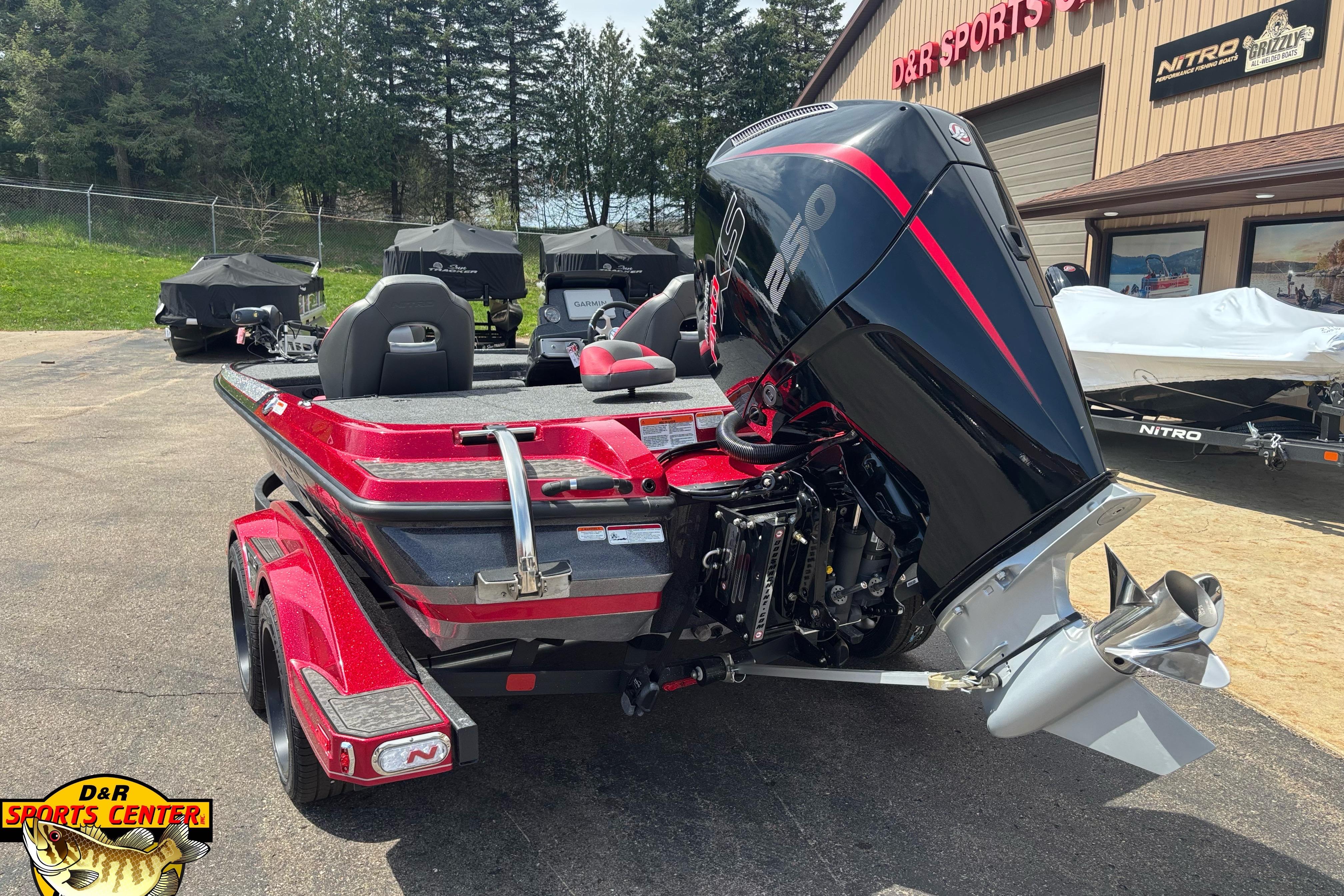 2026 Nitro Z20 XL Pro boat with powerful engine at D&R Sports Center.