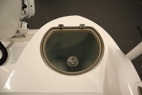 Livewell compartment on 2025 Sea Fox 228 Traveler boat.