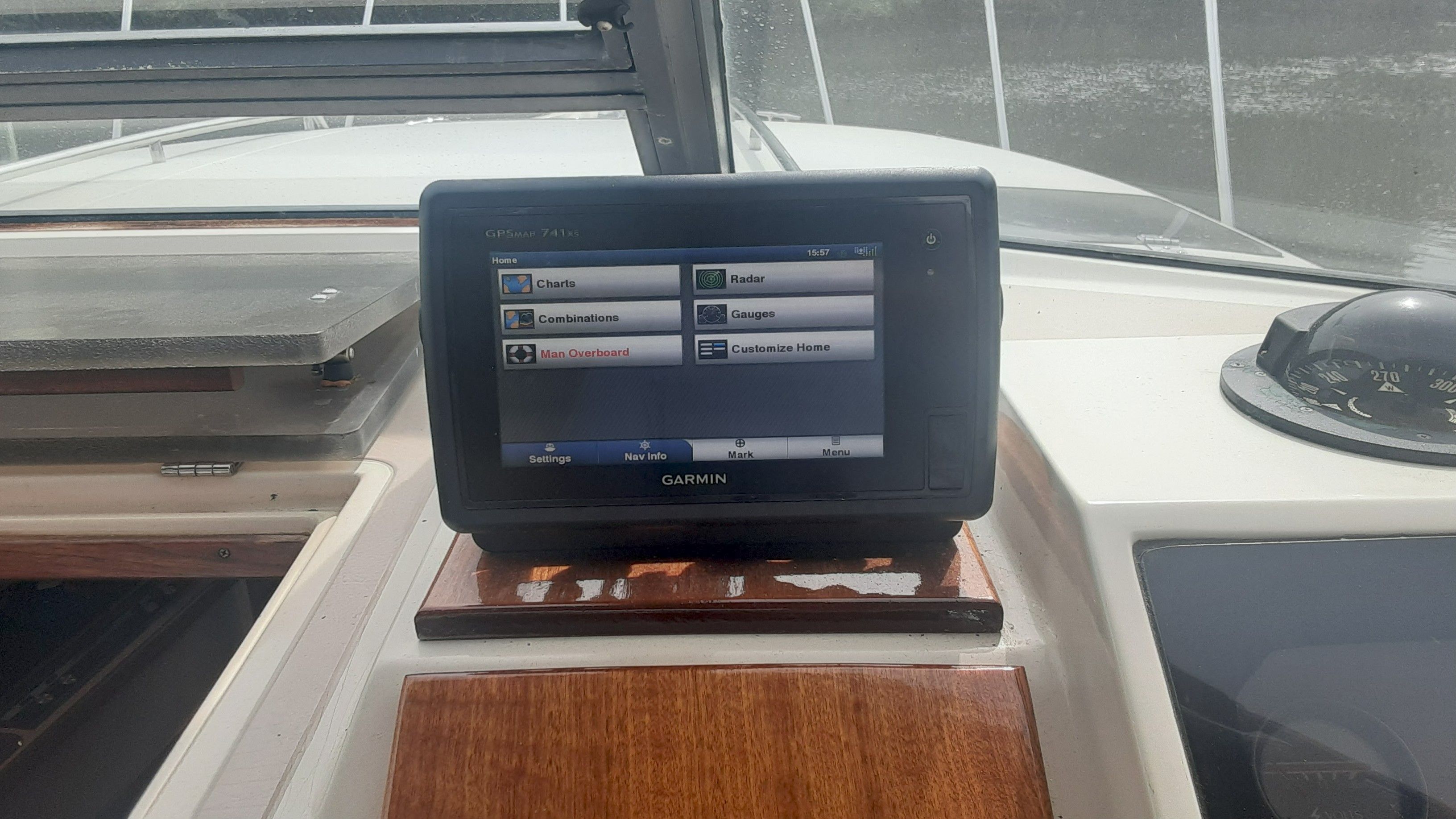 Garmin GPS on Tiara Yachts 3100 Open, 1985 model.