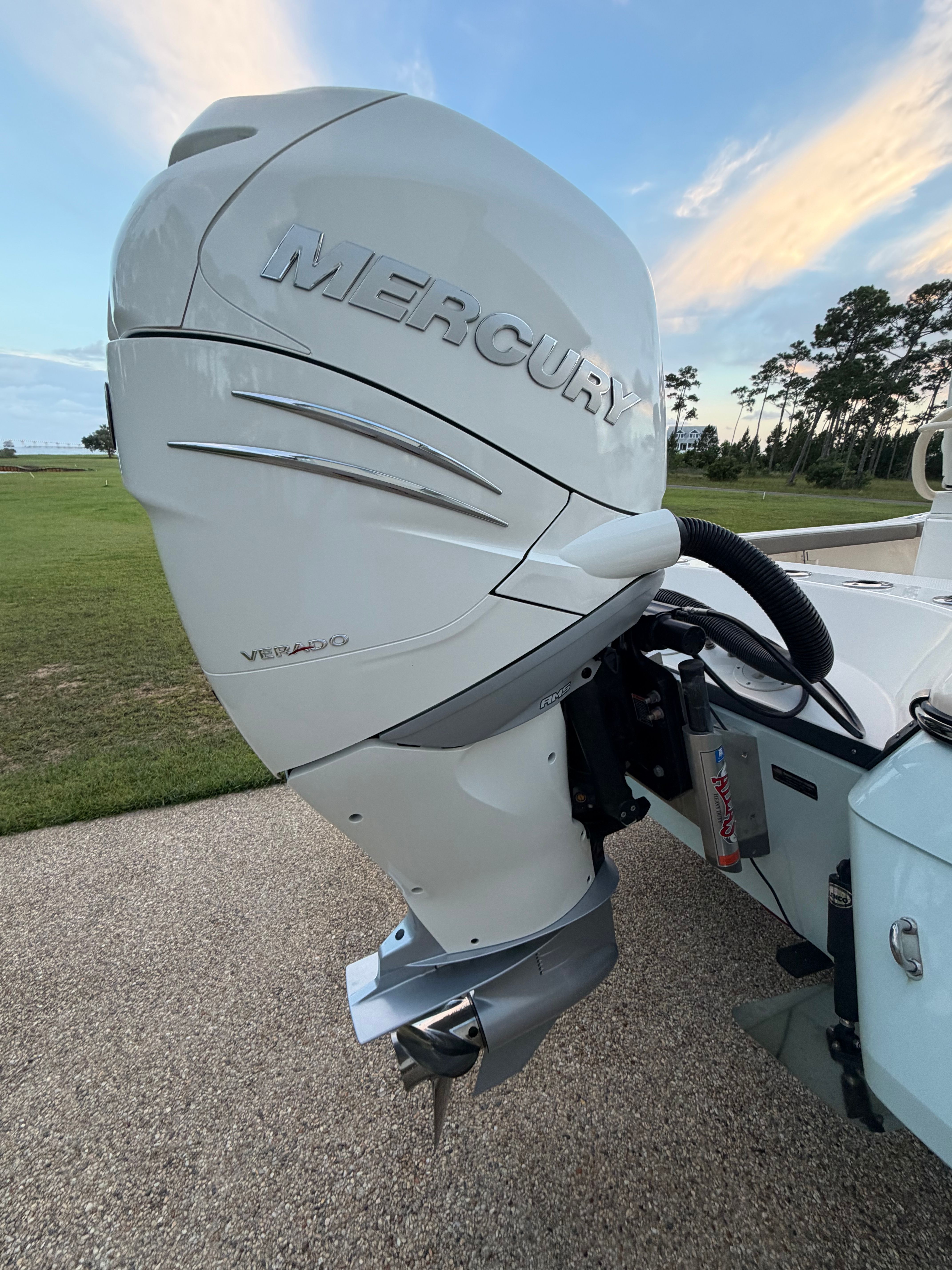 2022 BlackJack 256 Coastal with Mercury Verado outboard motor.