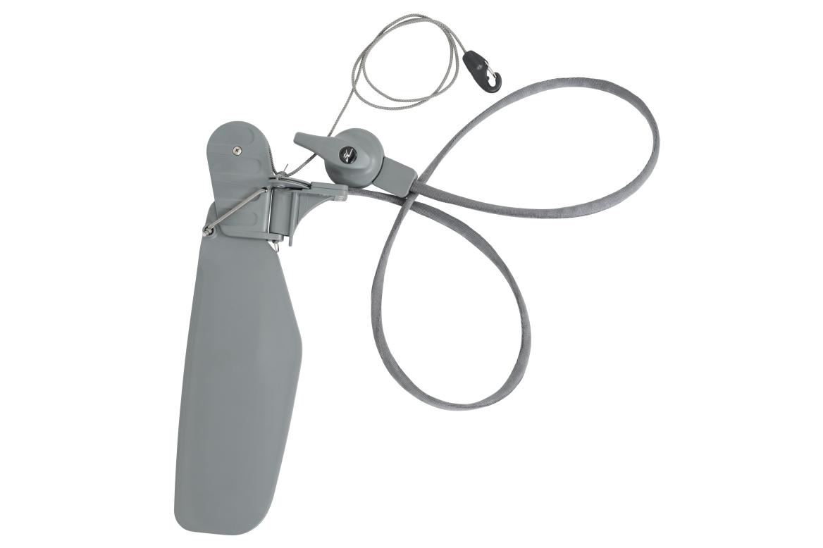 2023 Hobie ITREK 11 kayak rudder system with control cables.