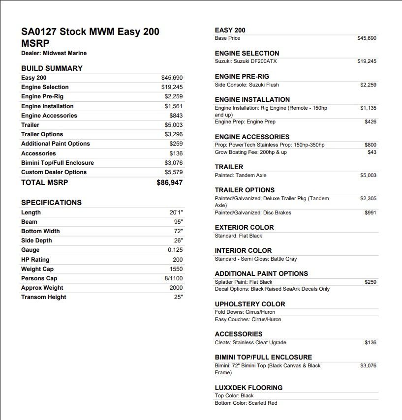 2027 SeaArk Easy 200 - 3