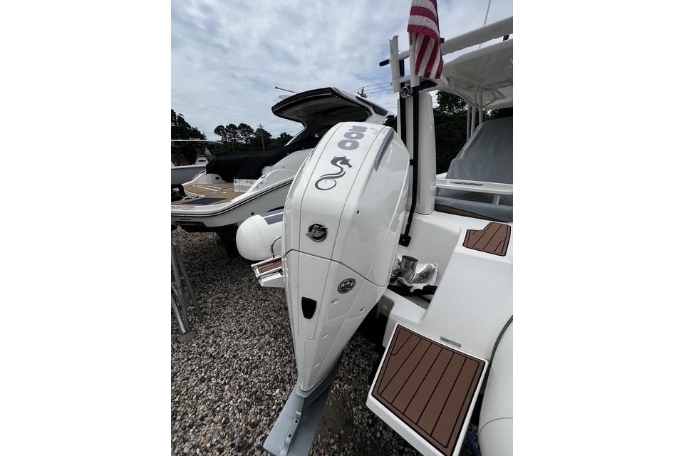 2022 Brig Eagle 8 boat with powerful outboard motor and sleek design.