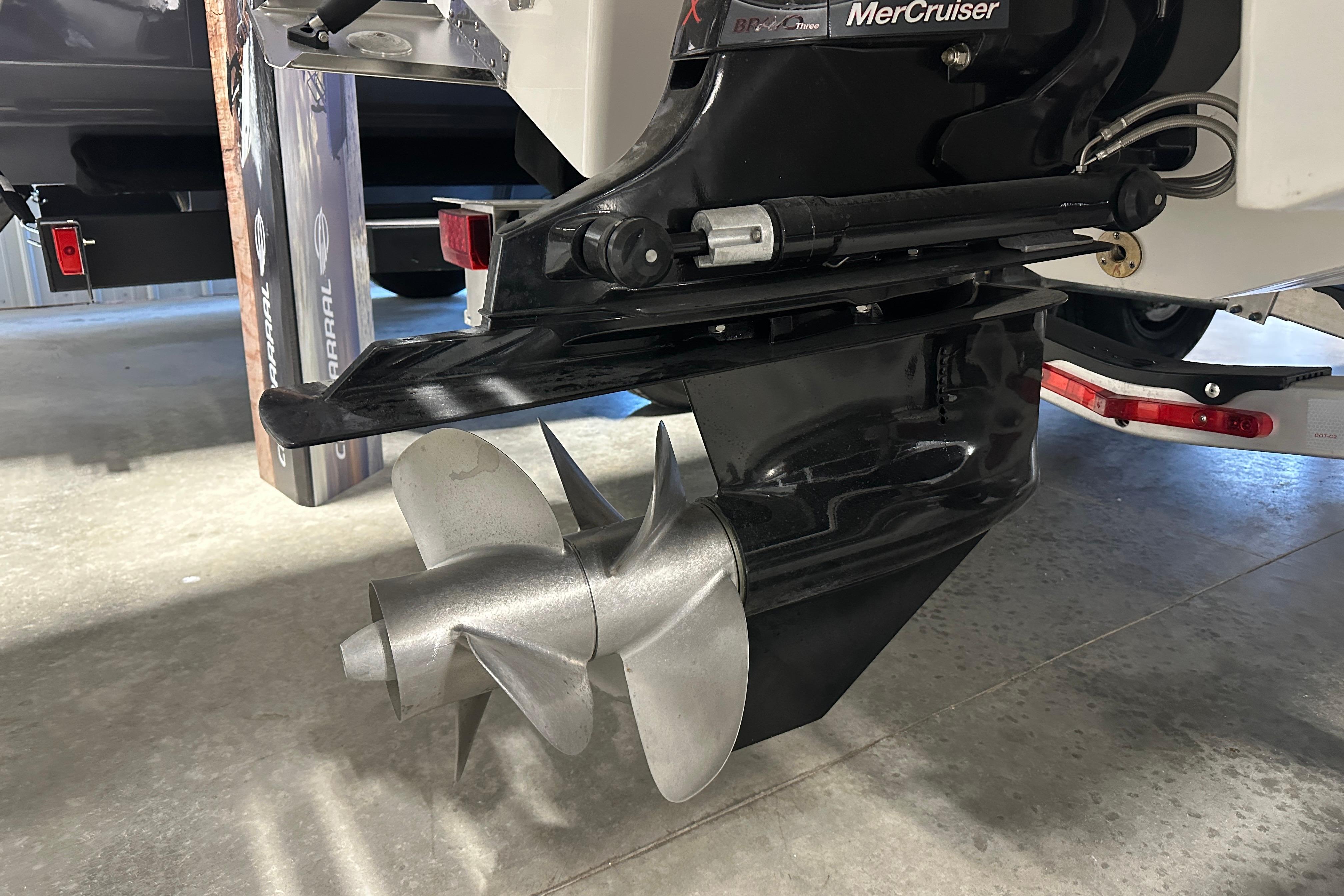 Chaparral SSX 8 2026 boat motor with MerCruiser drive.
