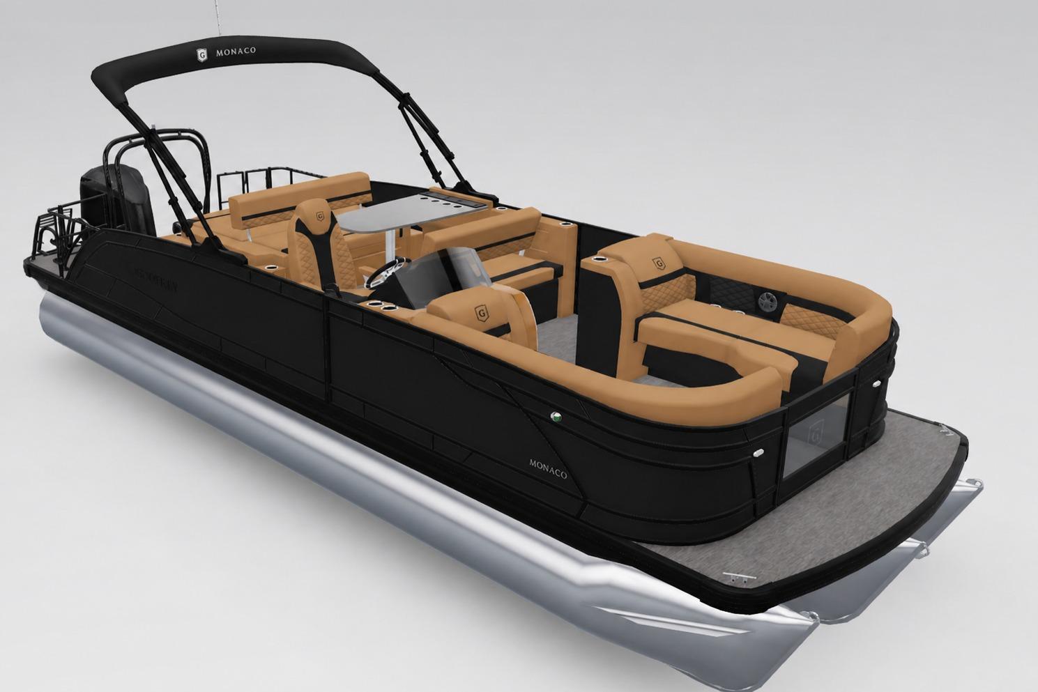 2027 Godfrey Monaco 25' Mid-Table Flip Lounge Tritoon - 255 MTF