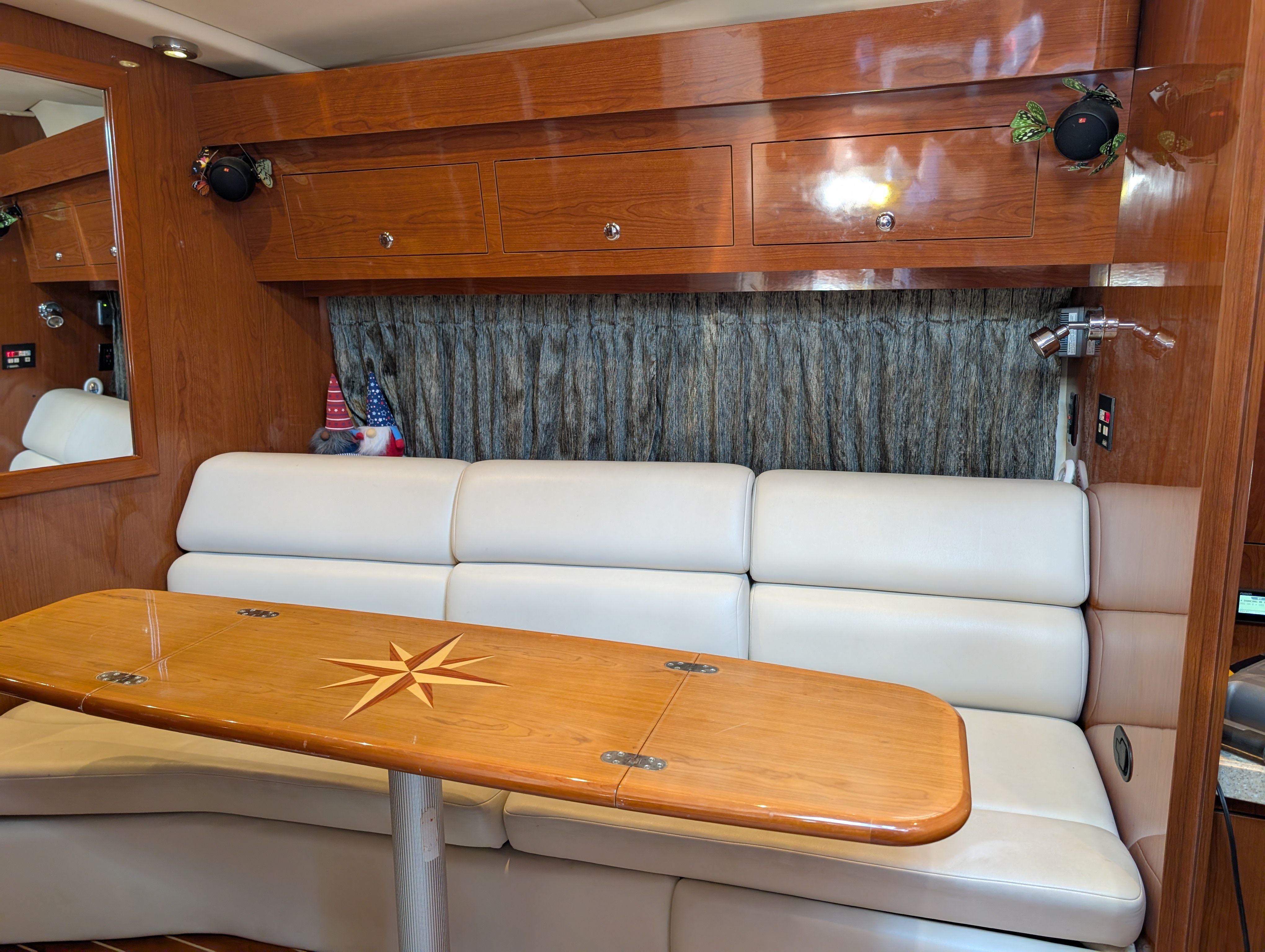 Interior of a 2005 Regal Commodore 3560 yacht.