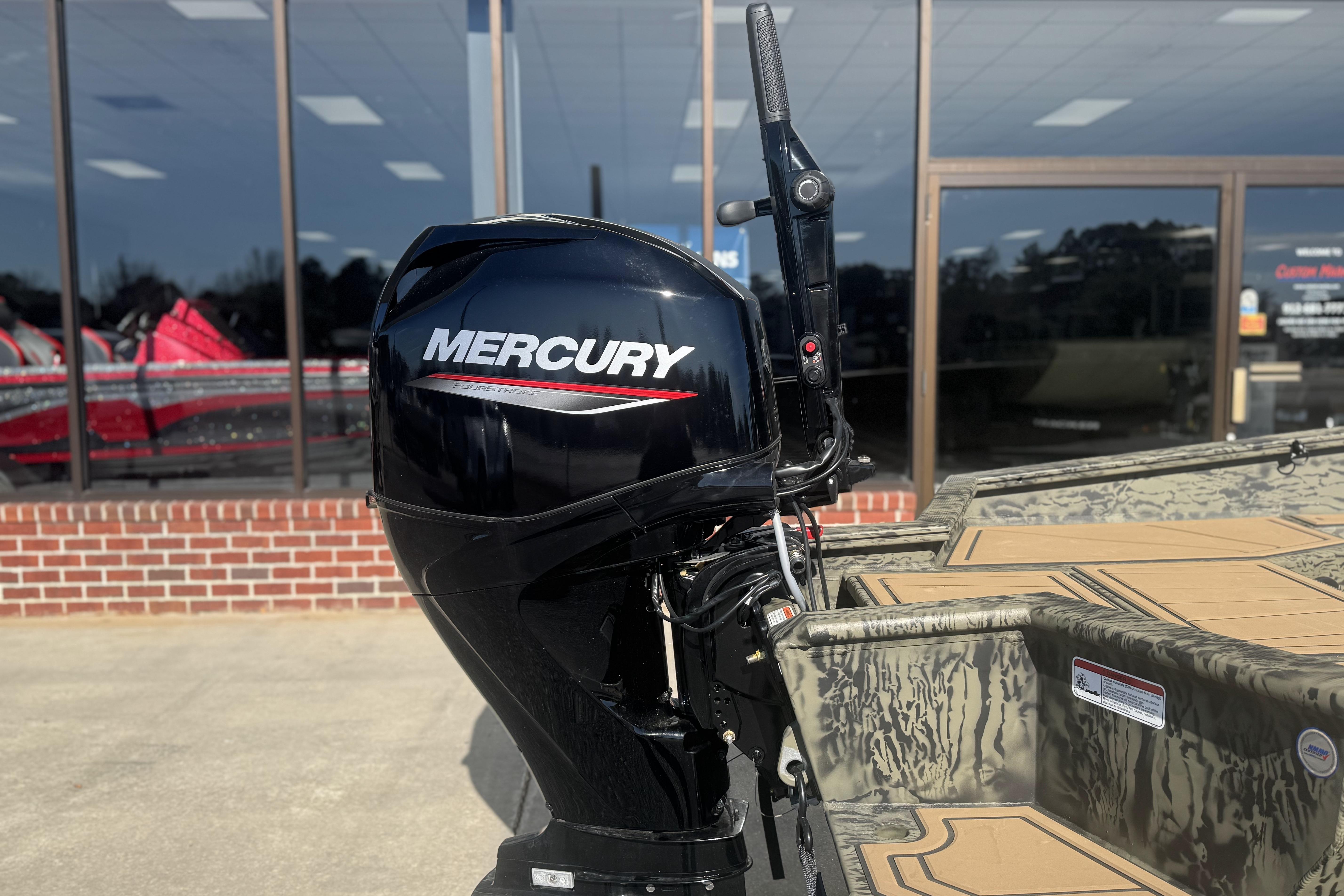2026 Tracker Grizzly 1650 T Prairie Wings Edition with Mercury outboard motor.