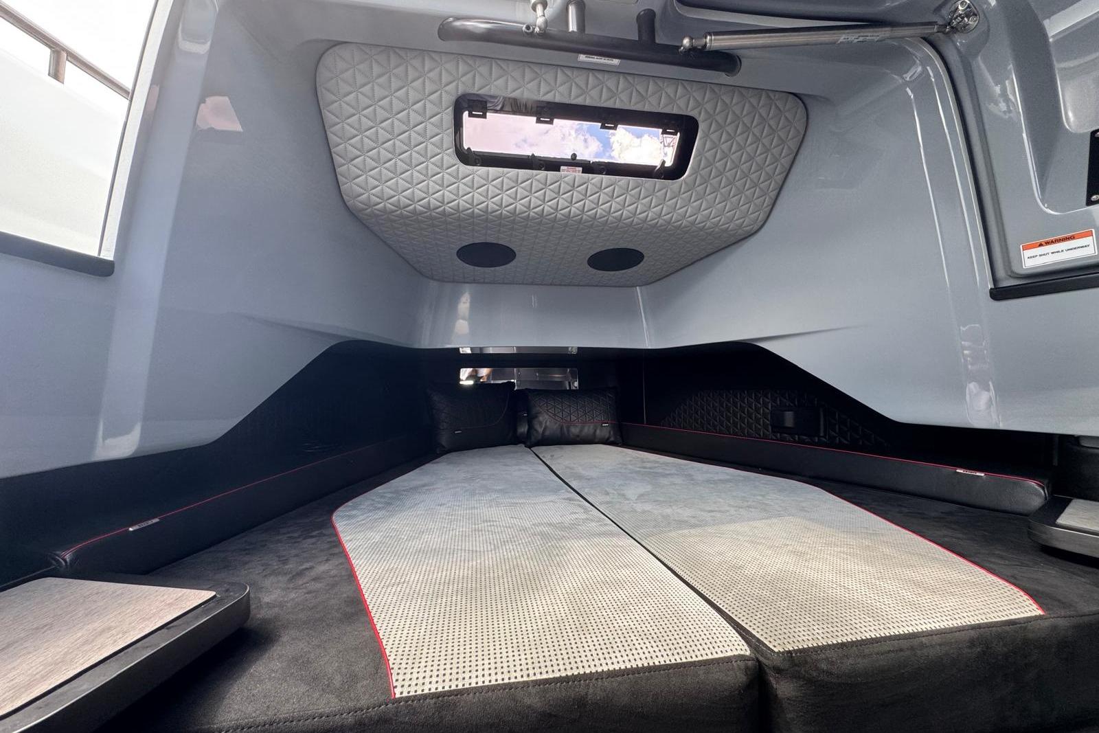 Interior cabin of 2023 BRABUS Shadow 900 ST, featuring sleek design and modern upholstery.