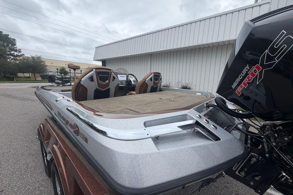 2026 Ranger Z520R boat with Mercury Pro XS engine, parked outdoors.