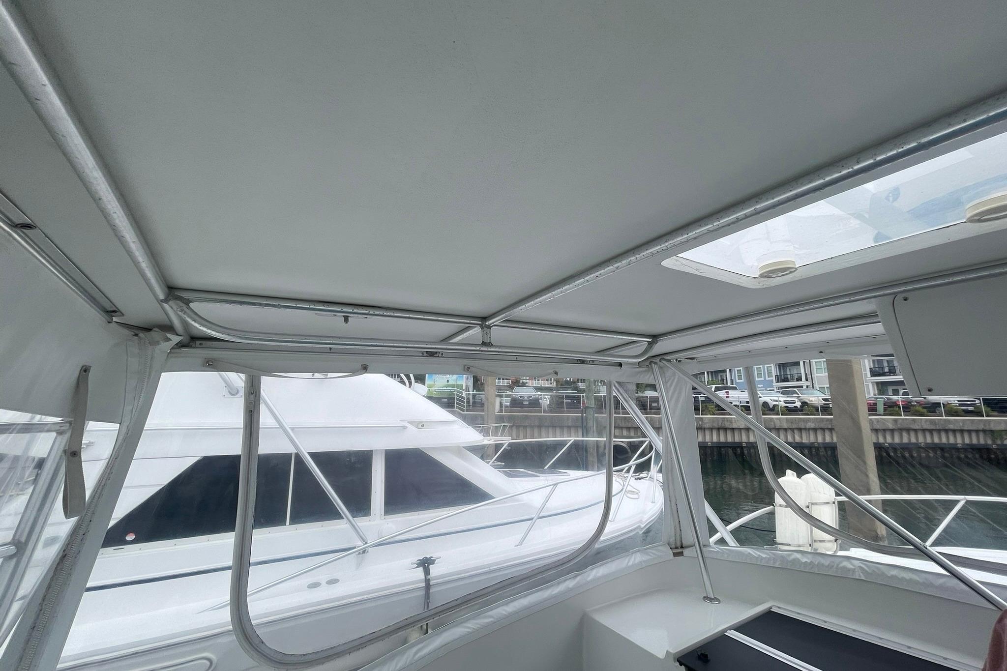 HELM DECK HARD TOP WITH RECENTLY REPLACED HIGH QUALITY ENCLOSURES!!