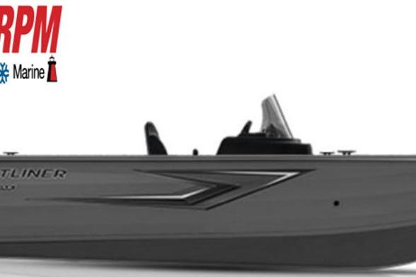 2026 Crestliner 1850 Kodiak SC boat side view with RPM Marine logo.