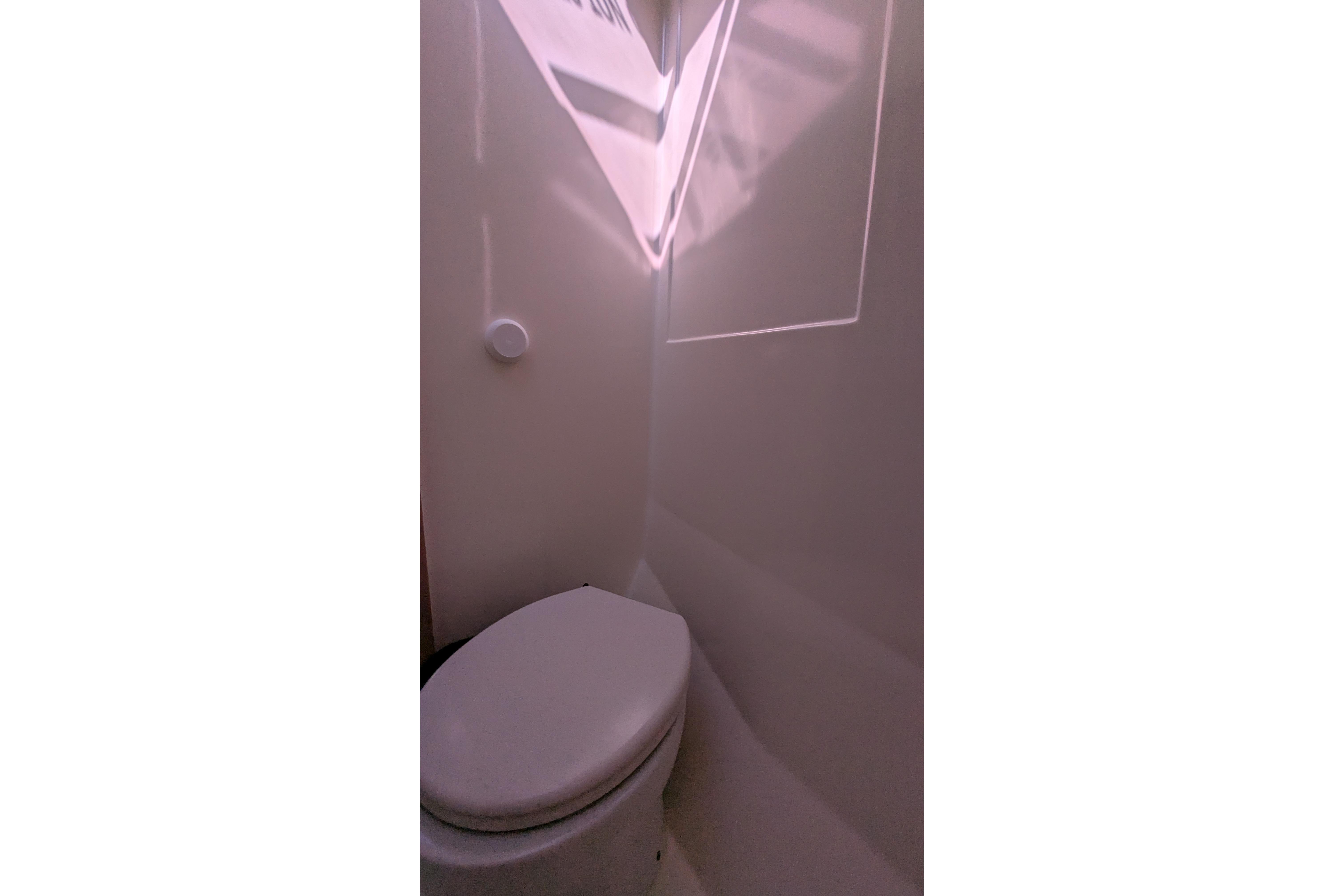 Bathroom interior of 2020 Fountaine Pajot Saona 47 yacht.
