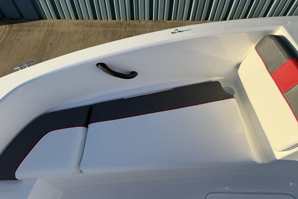 2026 Tahoe T16 boat interior with sleek seating and modern design.