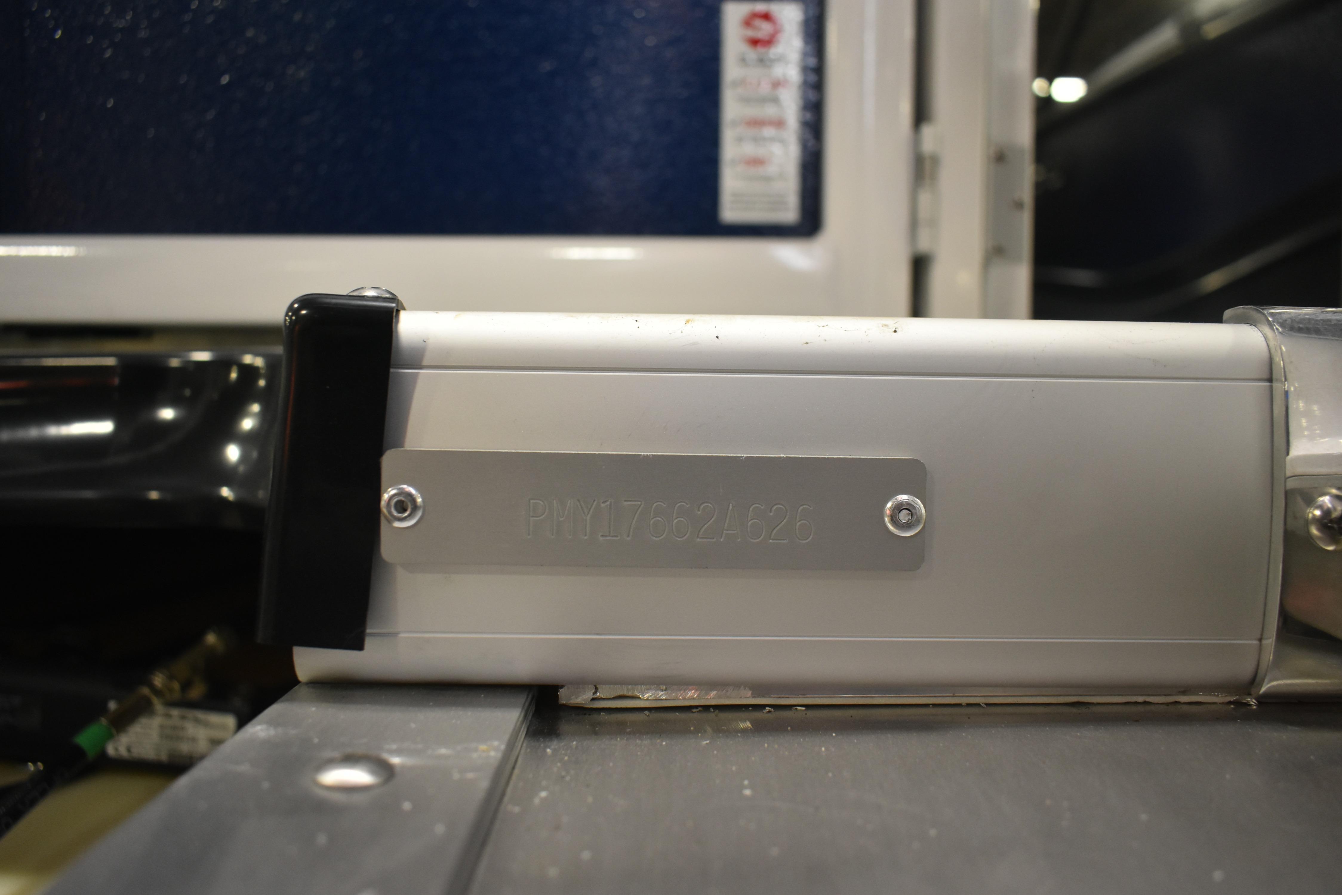 2026 Premier 230 Sunsation Angler 4PT PTX boat detail with serial number plate.