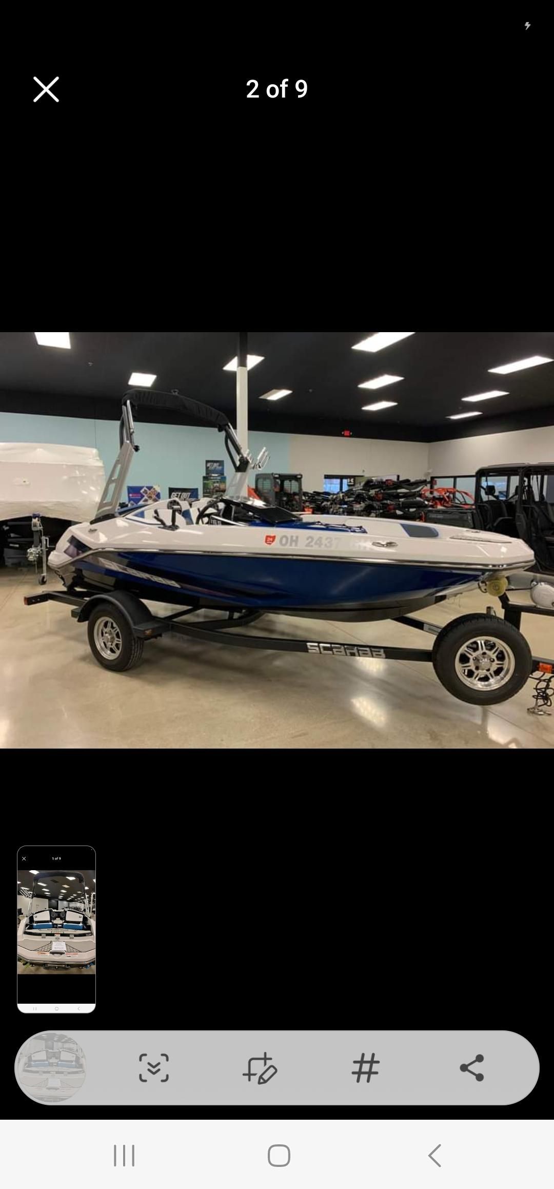 2019 Scarab 165 ID - 2
