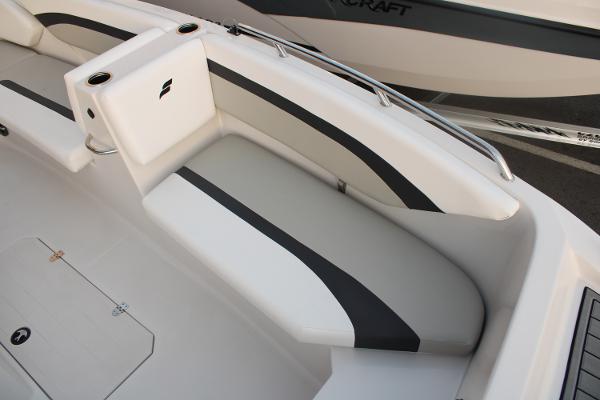 2024 Starcraft 171 SVX boat interior with sleek seating and modern design.