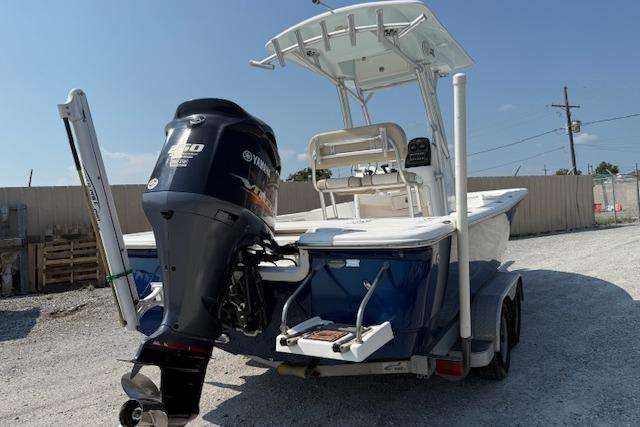 2016 Sea Fox 240 Viper boat with Yamaha outboard motor on a trailer.