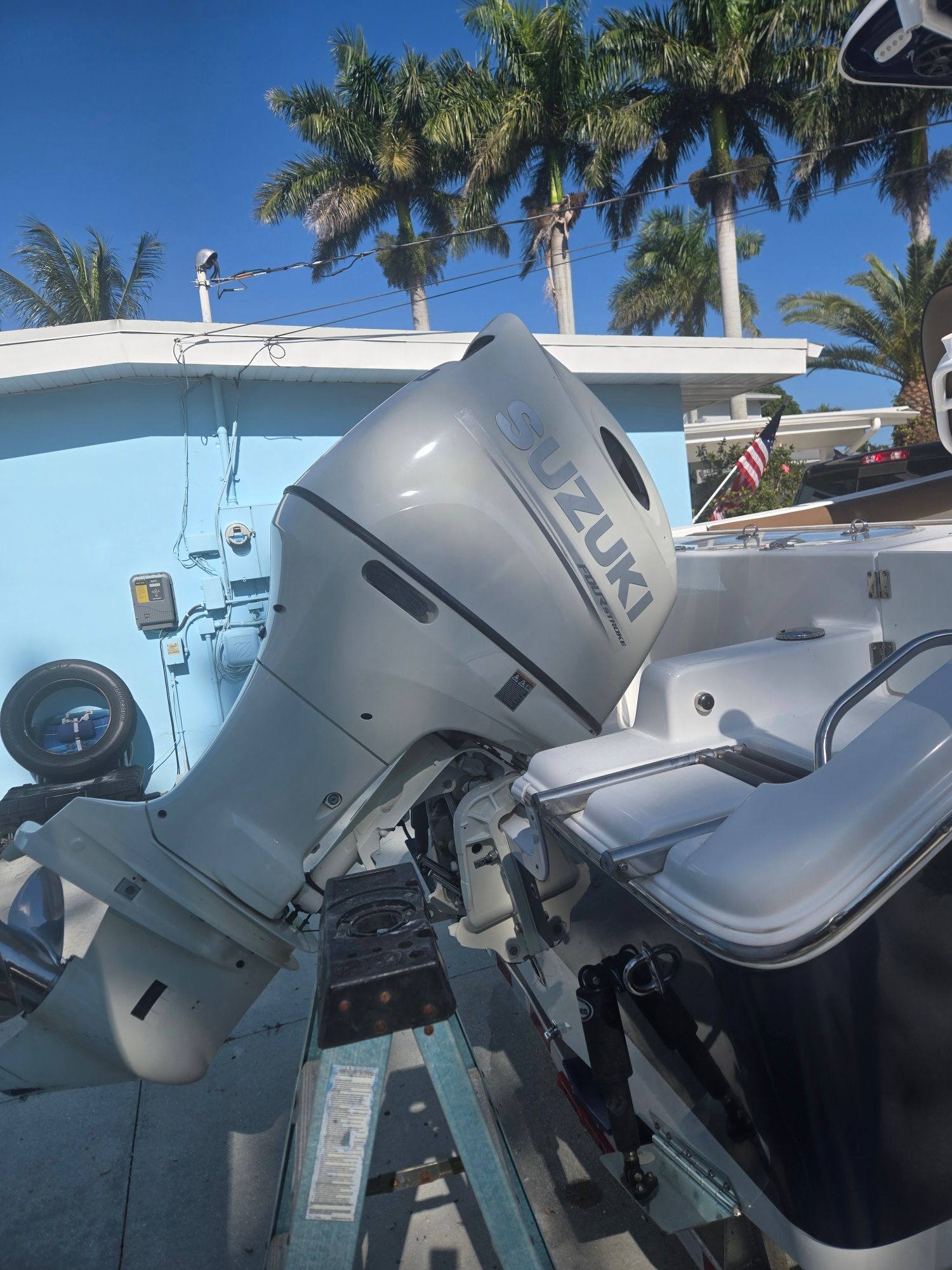 2018 Sea Pro 21.9 boat with Suzuki outboard motor.