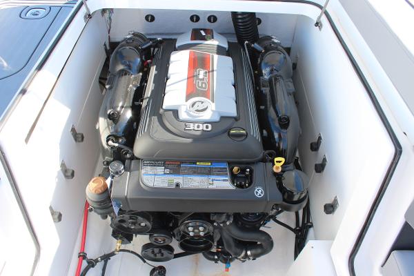 2025 Cobalt CS23 engine compartment showcasing a powerful 6.2L 300 HP engine.