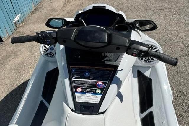 2026 Yamaha WaveRunner FX Cruiser SVHO dashboard and controls, parked on pavement.