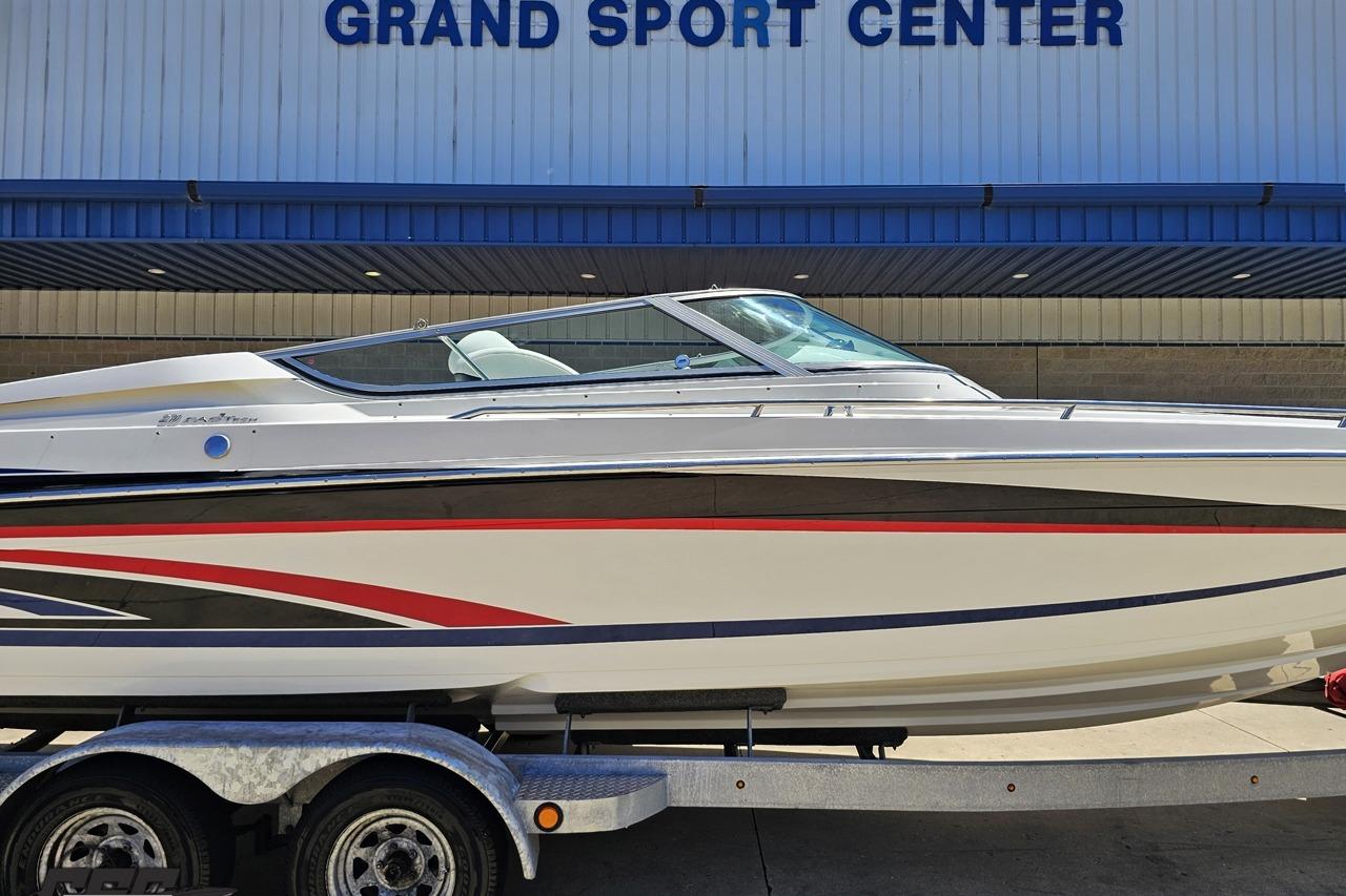 2005 Formula 271 FASTech boat on trailer at Grand Sport Center.